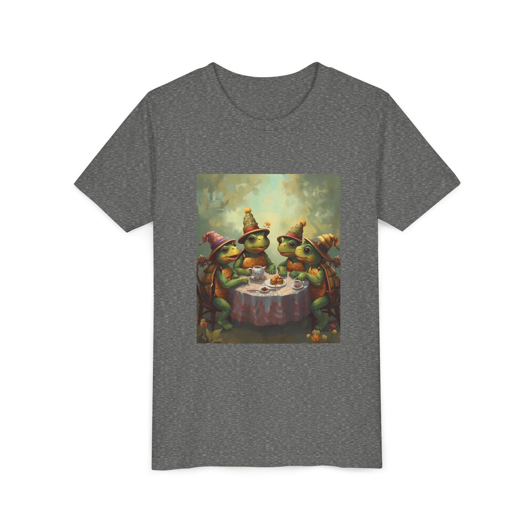 Whimsical Turtle Youth Short Sleeve Tee