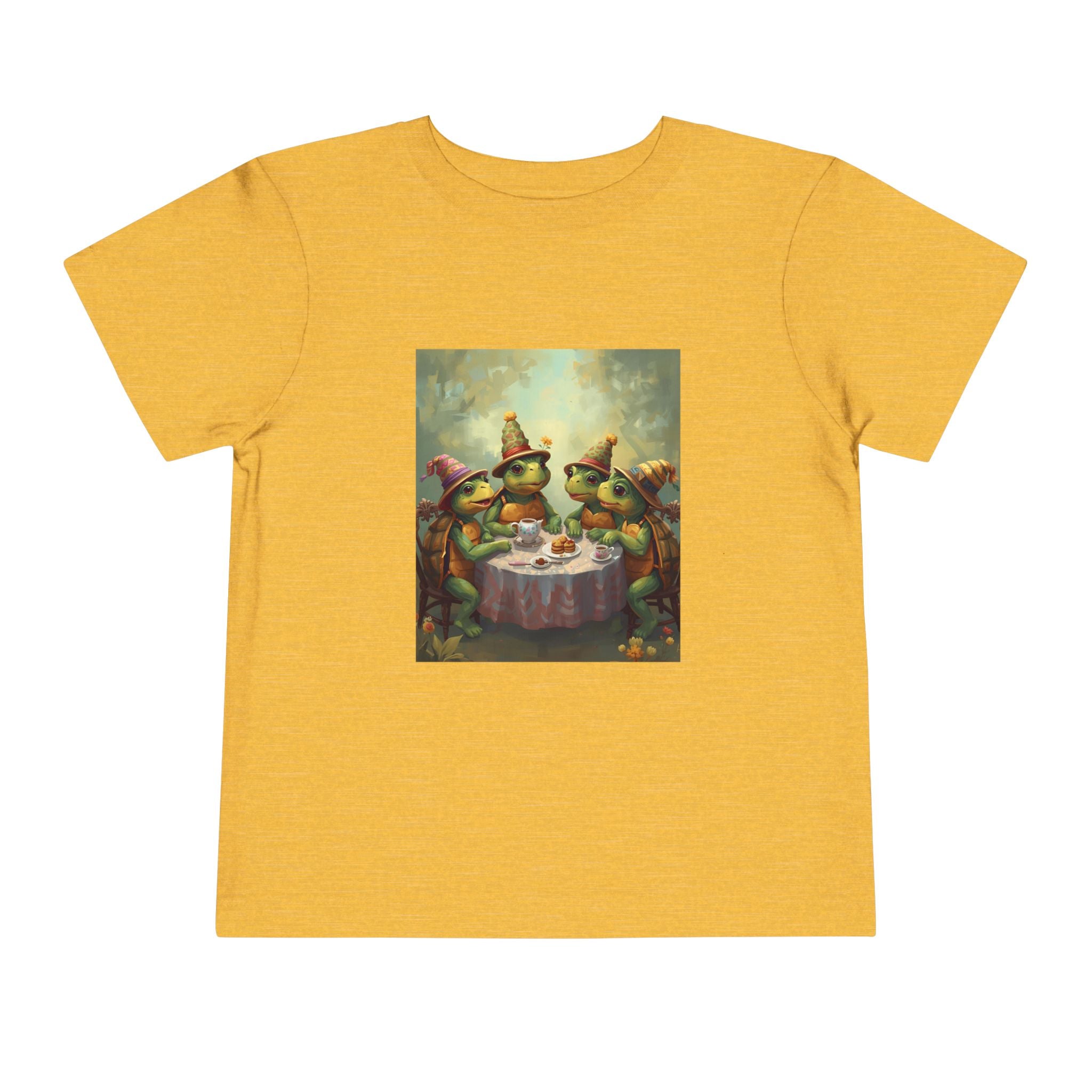 Whimsical Turtle Toddler Short Sleeve Tee