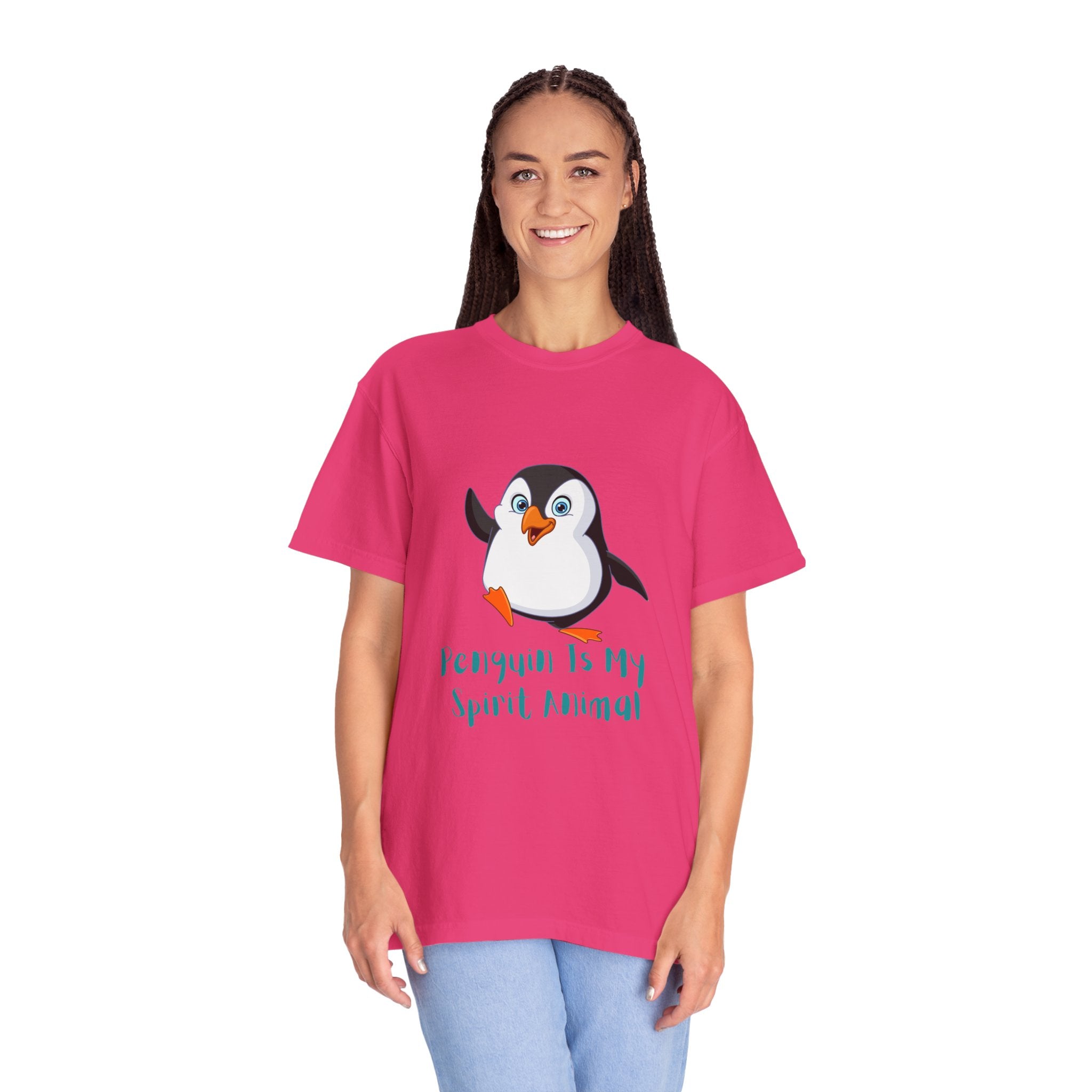 Penguin Spirit Animal Shirt, Unisex T-Shirt for Animal Lovers, Cute Gift for Birthdays, Christmas, Casual Wear, Fun & Quirky Fashion