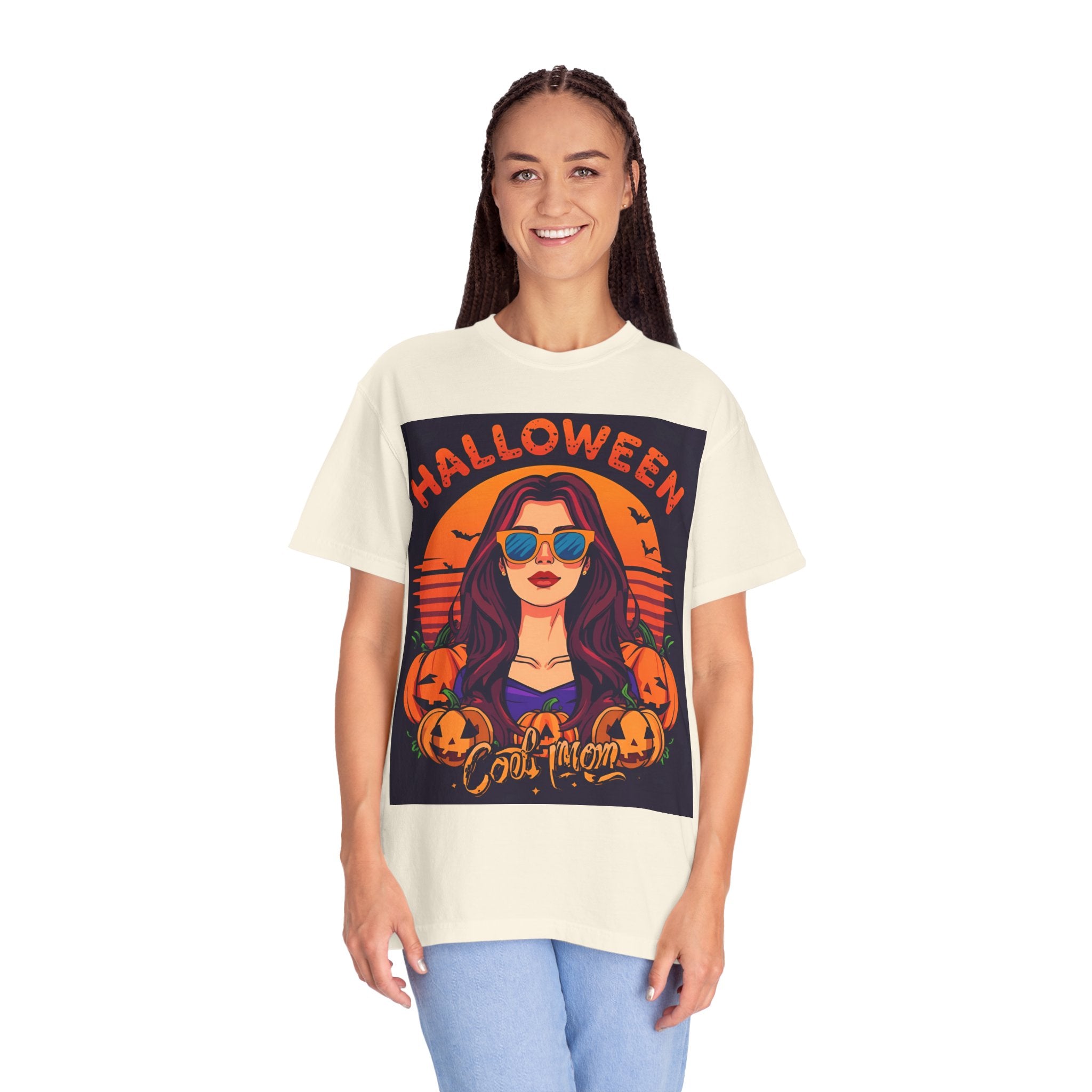 Halloween Cool Mom Unisex T-Shirt, Spooky Season Tee, Family Gathering Outfit, Fall Festival Wear, Gift for Moms