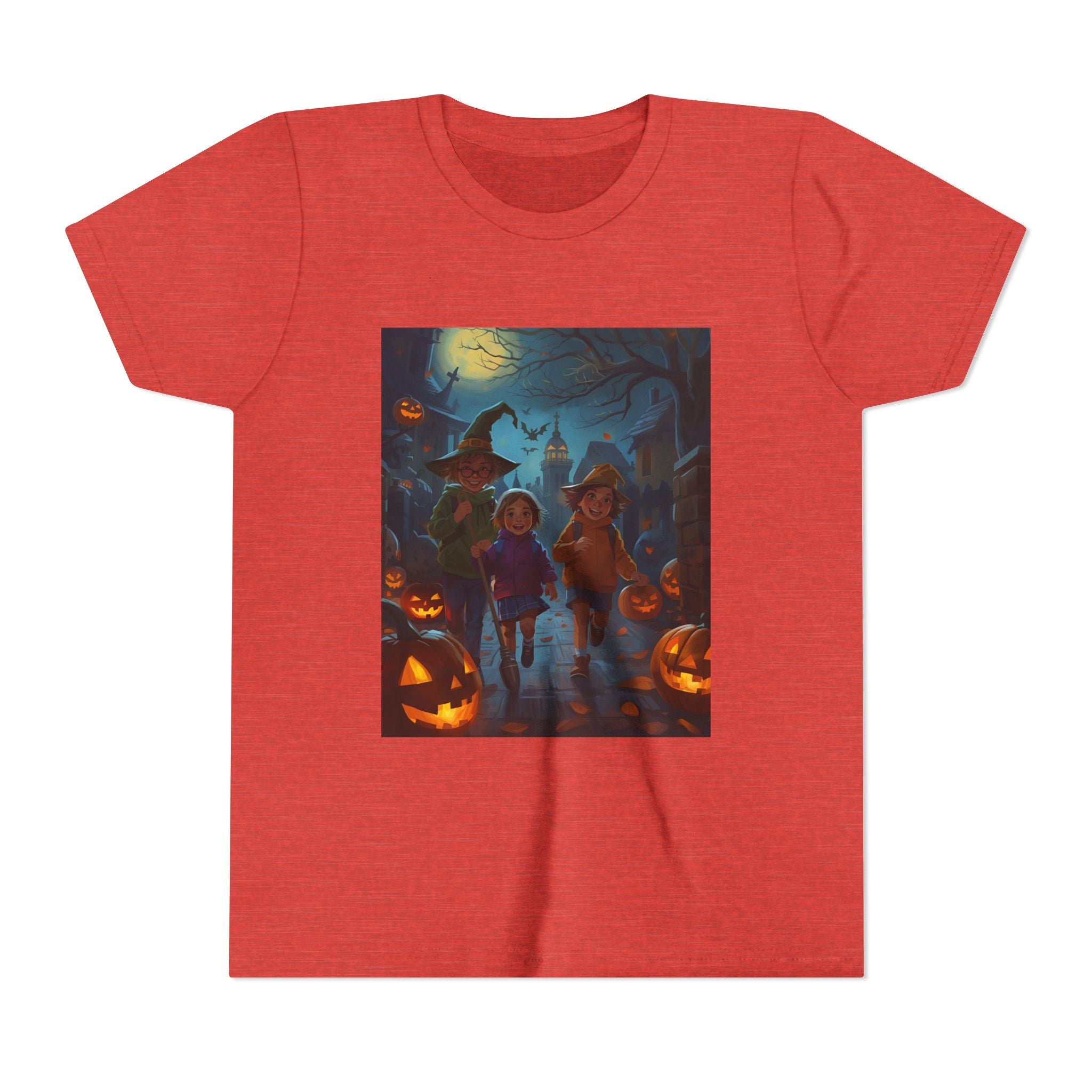 Spooky Halloween Youth Tee | Fun Kids Shirt for Halloween Parties, Trick-or-Treating, Fall Celebrations, Spooky Vibes, Cute Costumes