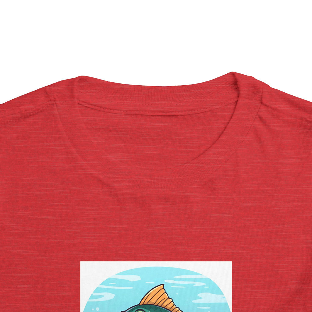 Here Fishy Fishy Fishy Toddler Short Sleeve Tee