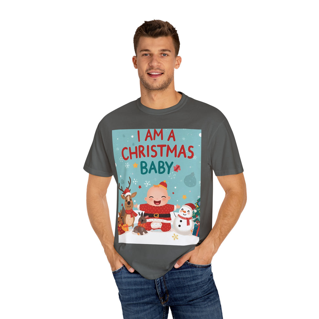 Christmas Baby T-shirt, Cute Christmas Shirt, Holiday Gift, Family Matching Tee, Unisex Kids Christmas Apparel, Baby's First Christmas
