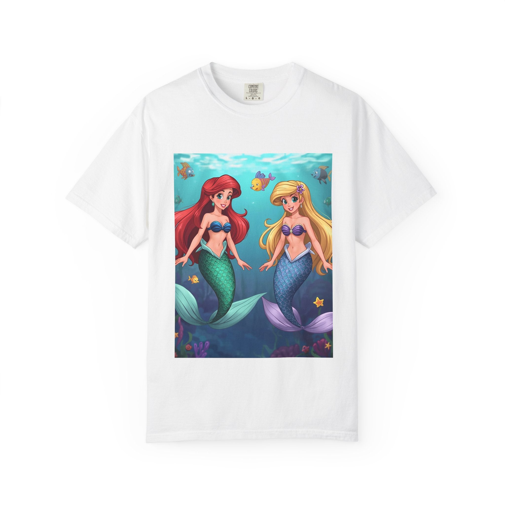 Mermaid Unisex Garment-Dyed T-shirt