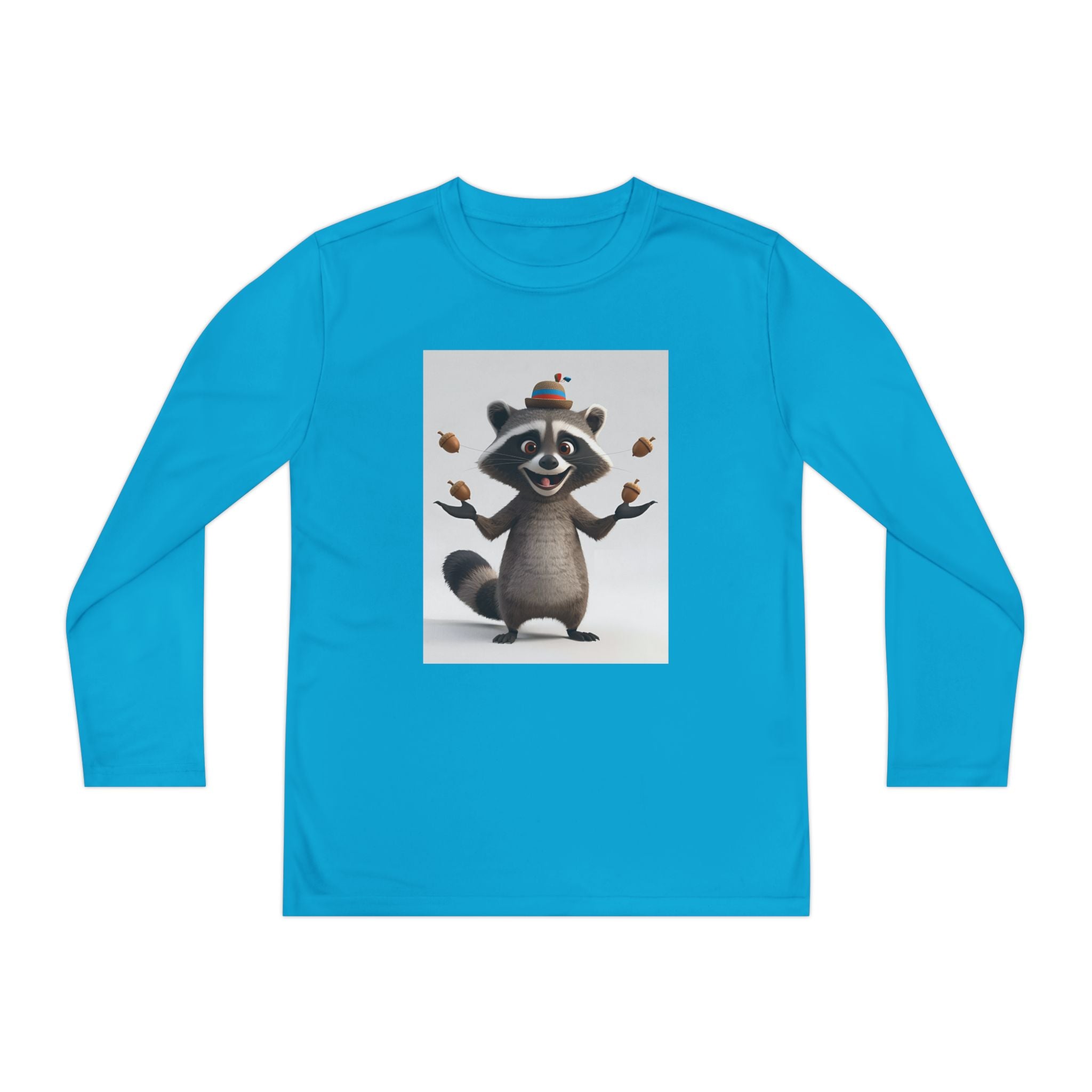 Raccoon Youth Long Sleeve Competitor Tee
