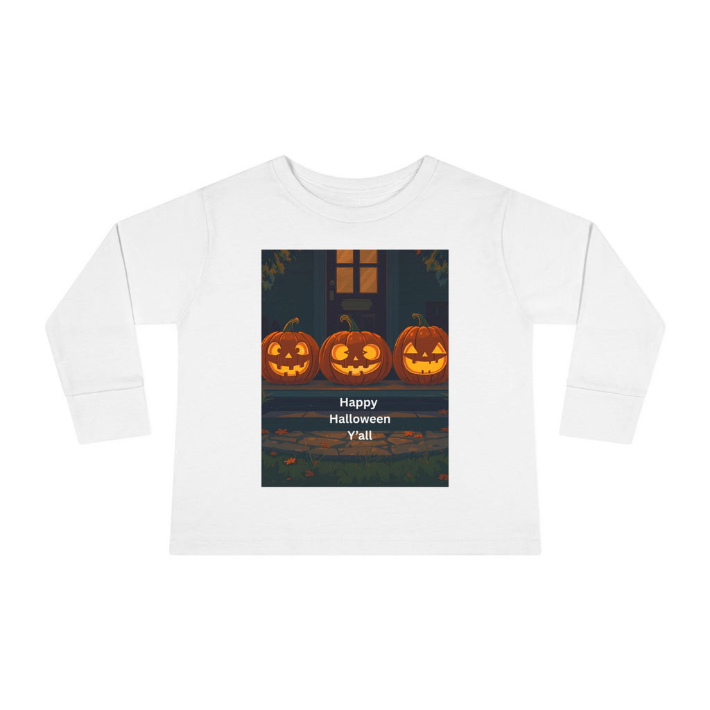 Halloween Pumpkin Toddler Long Sleeve Tee
