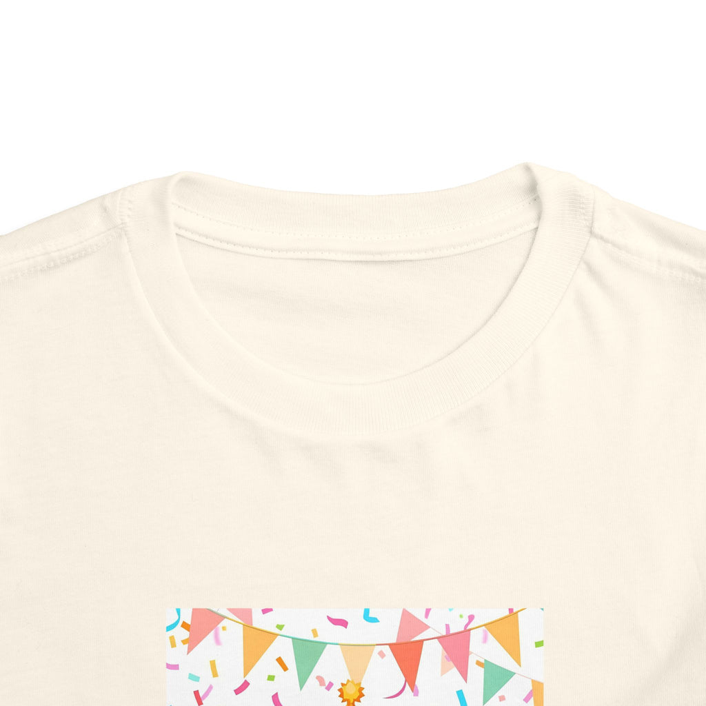 Party Animal With Squirl Toddler Short Sleeve Tee