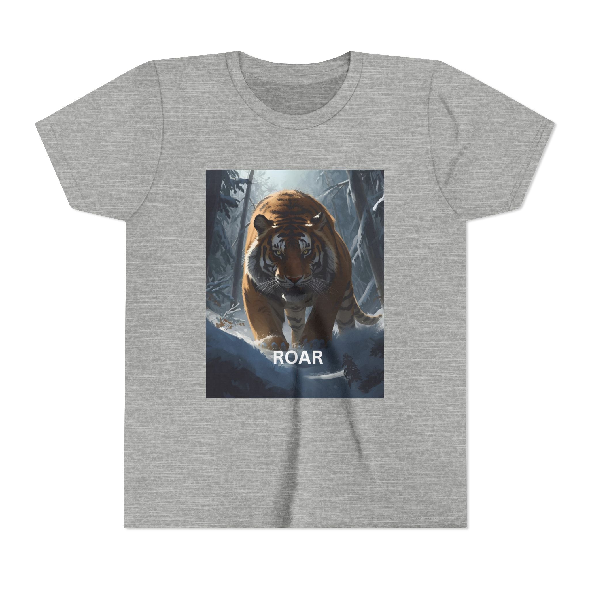 Tiger Roar Snow Youth Short Sleeve Tee