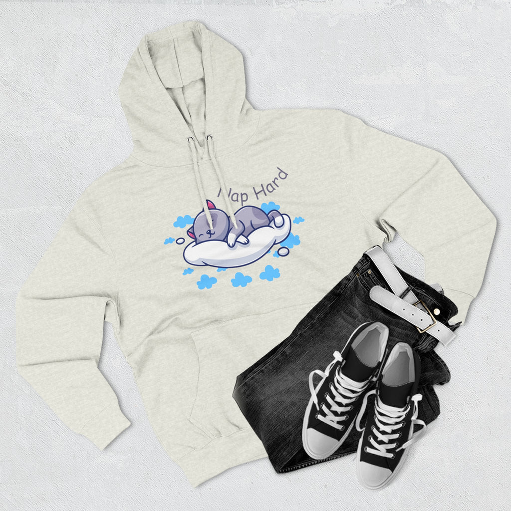 Cozy Cat Nap Hoodie - Perfect for Pet Lovers, Chill Days, Cozy Nights, Birthday Gift, Cat Pajama