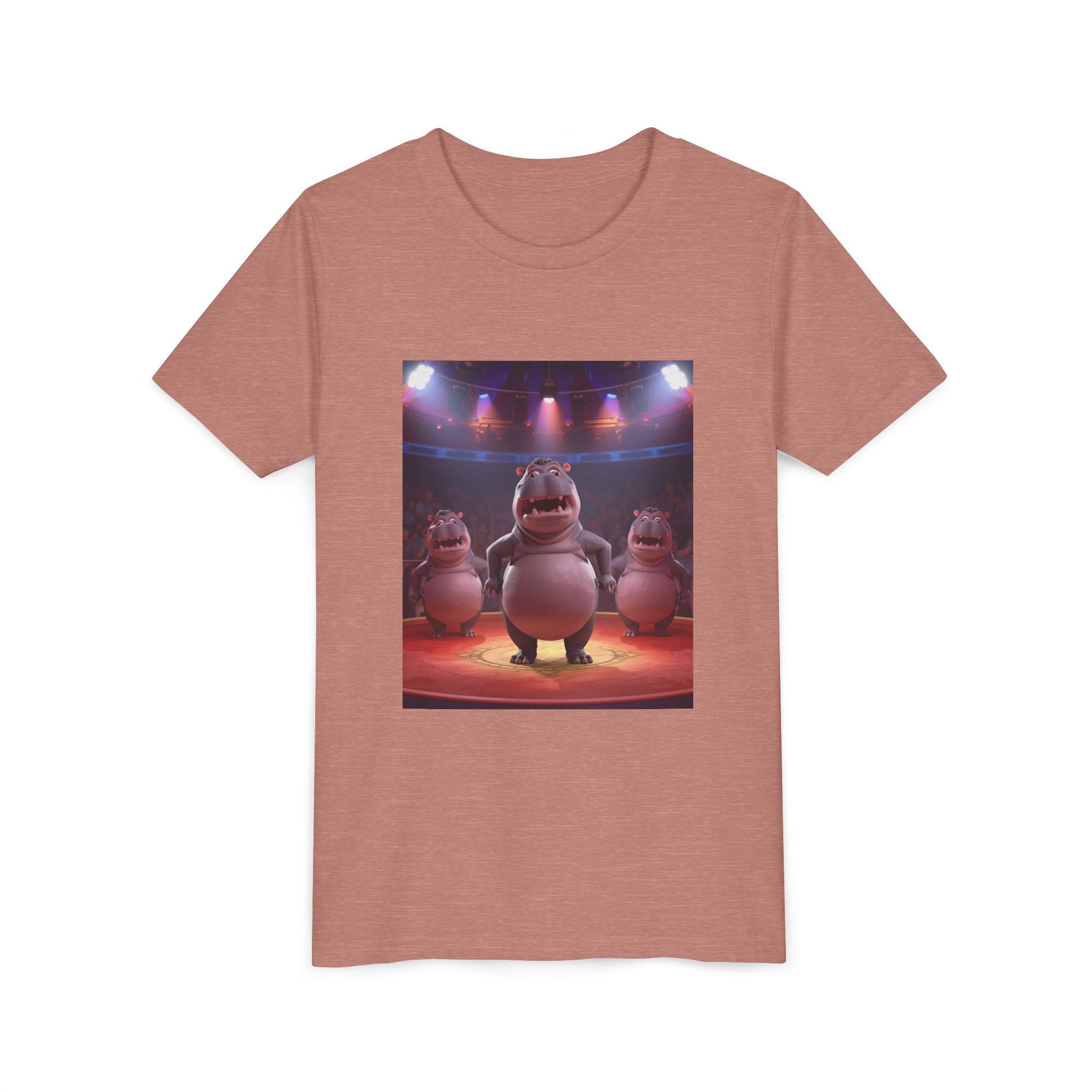 Hippo Funny Youth Short Sleeve Tee