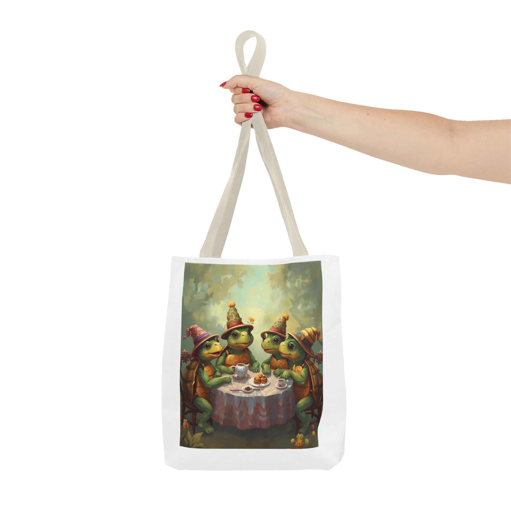 Cute Frogs Tote Bag (AOP)