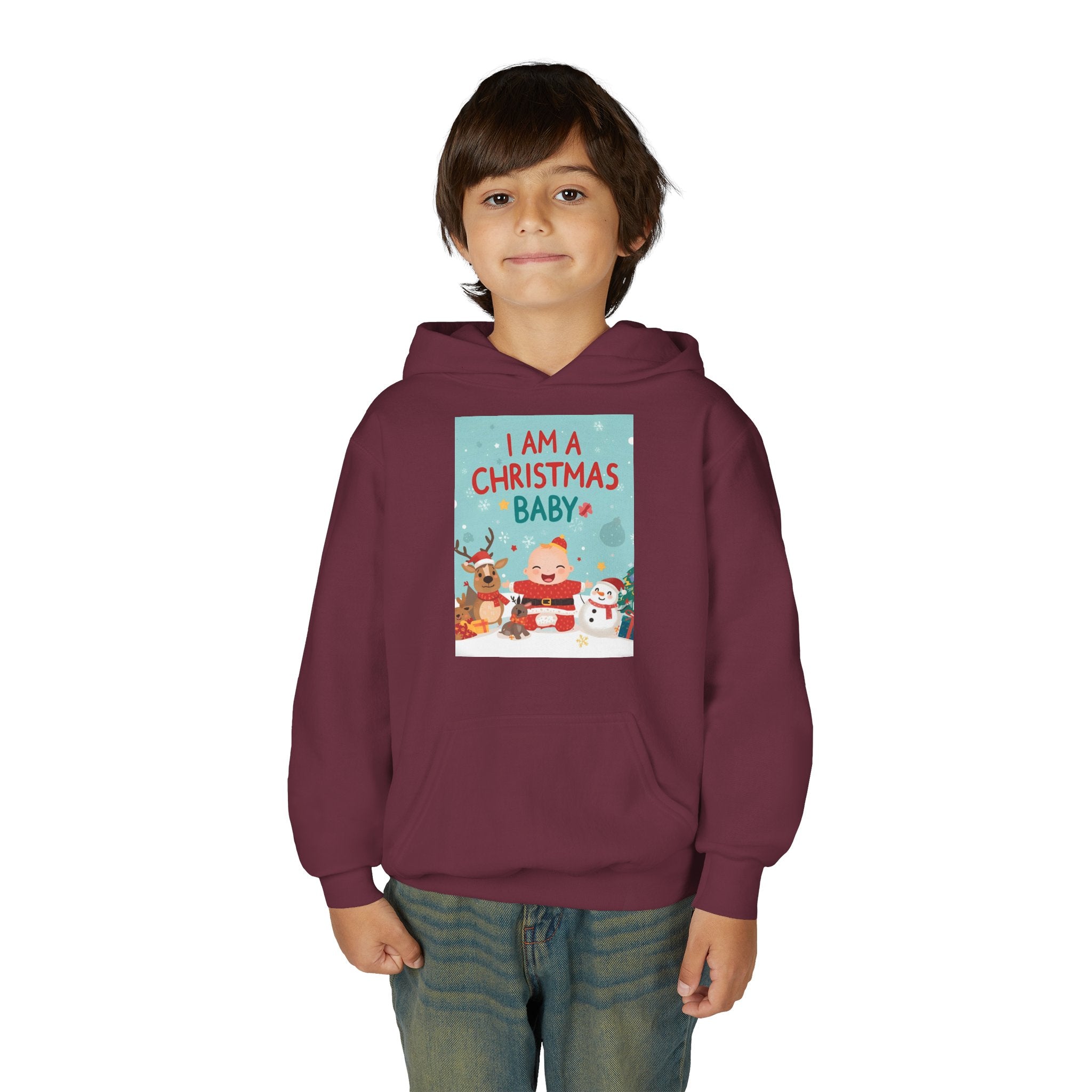 Christmas Youth Heavy Blend Hooded Sweatshirt
