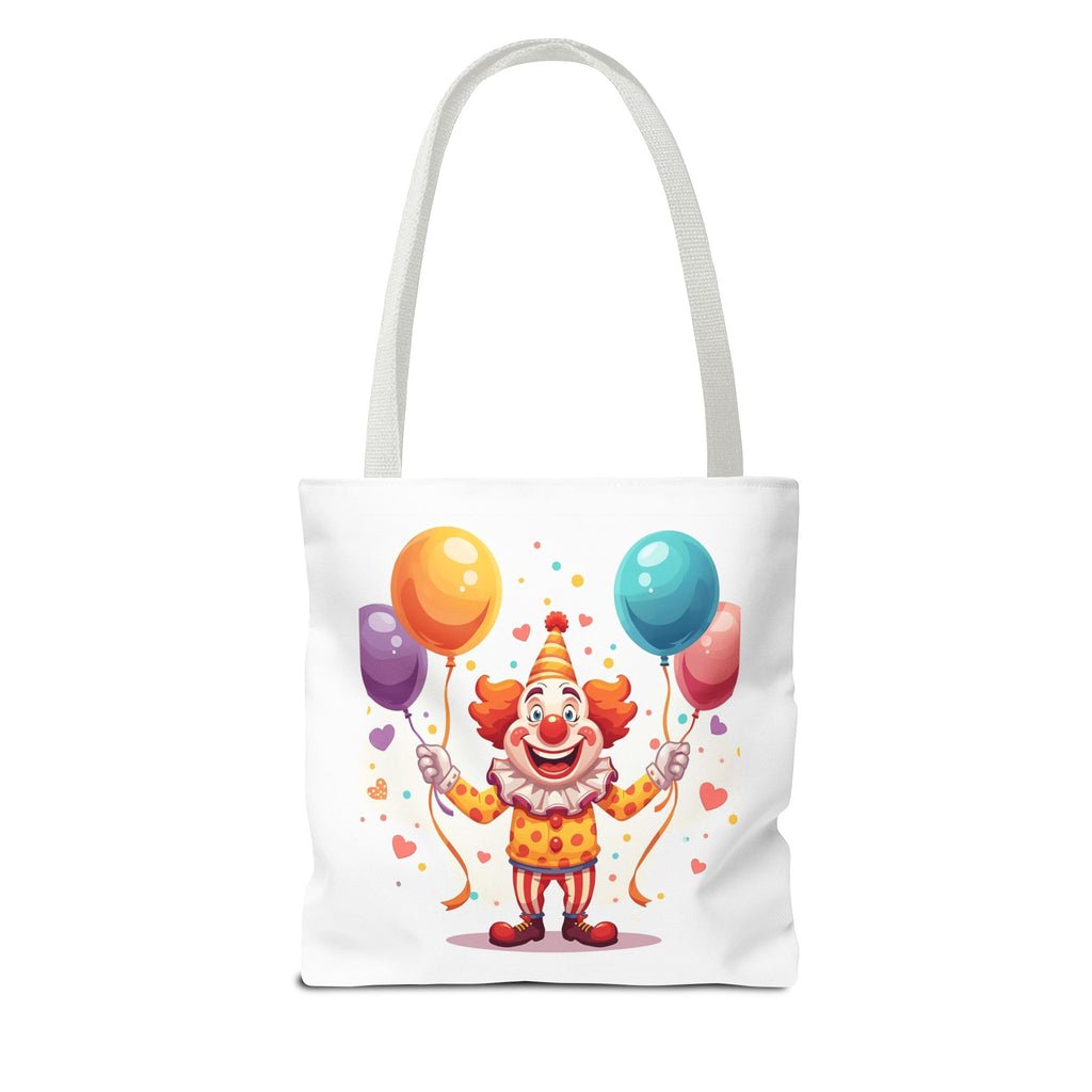 Colorful Clown Tote Bag - Fun and Whimsical Shopping Bag, Ideal for Birthdays, Parties, Festivals, Kids & Adults, Gift