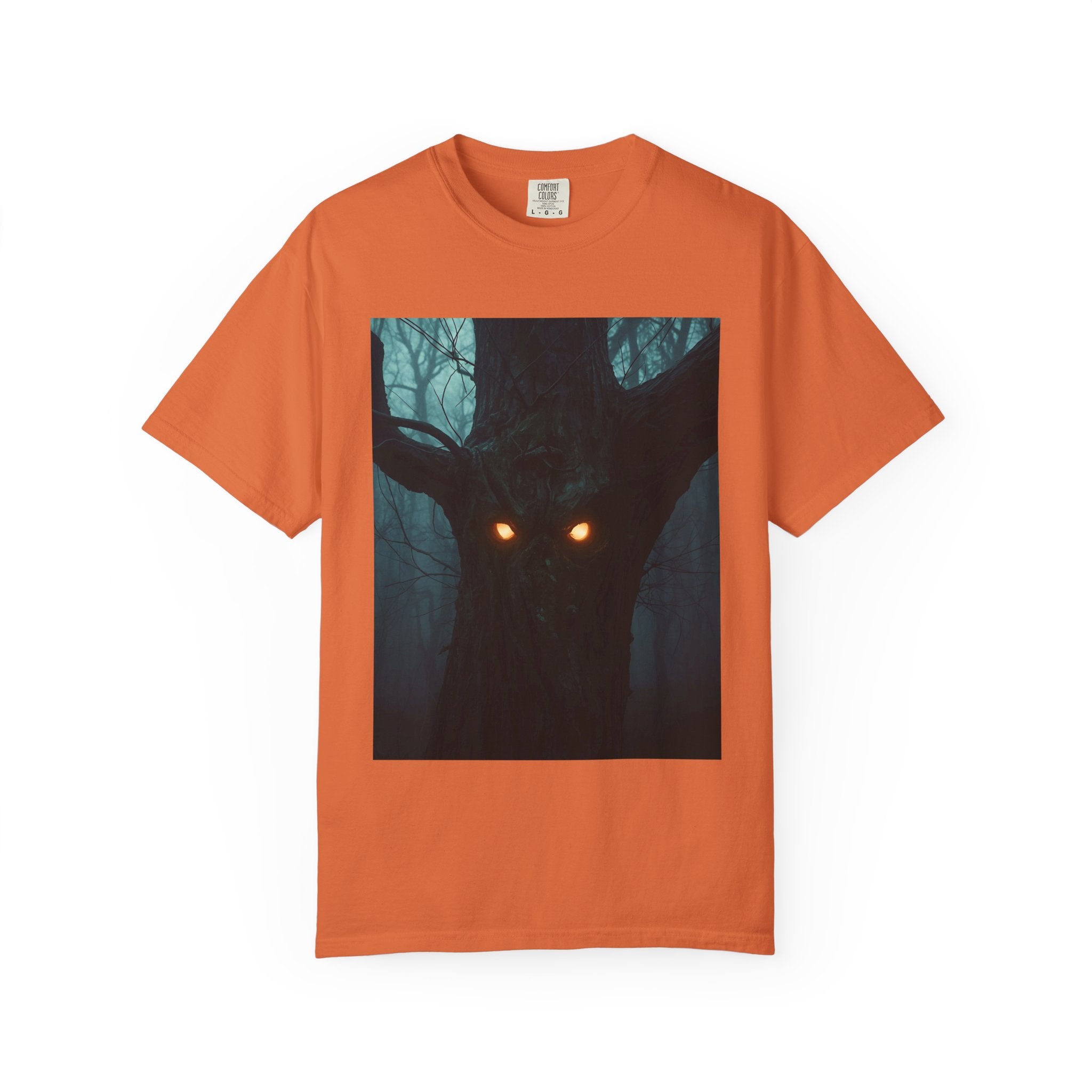 Spooky Forest Creature Unisex T-Shirt, Casual Wear, Gift for Nature Lovers, Halloween Apparel, Trendy Graphic Tee