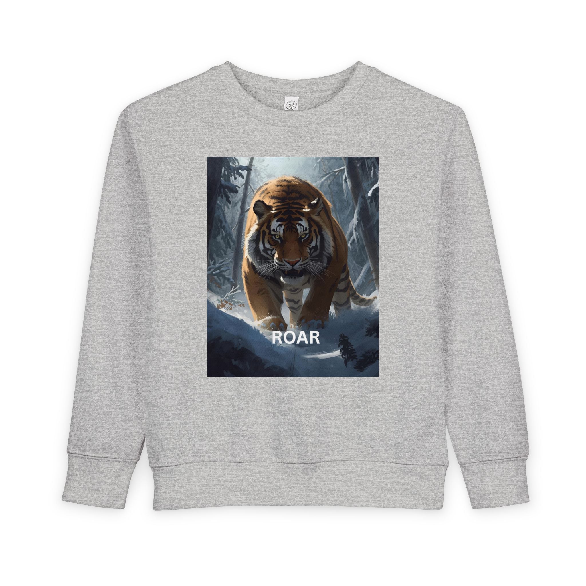 Tiger Roar Snow Toddler Sweatshirt