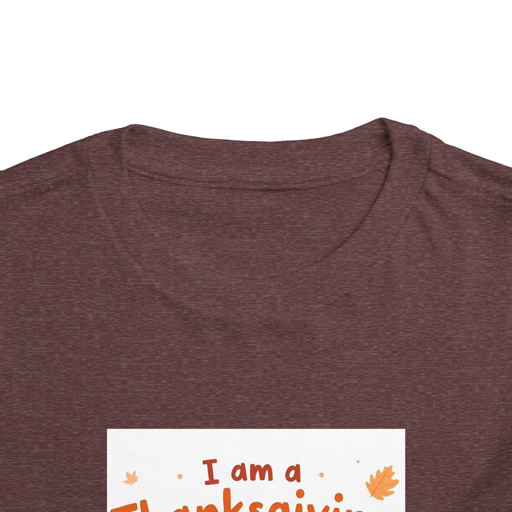 I Am A Thanksgiving Baby Toddler Short Sleeve Tee