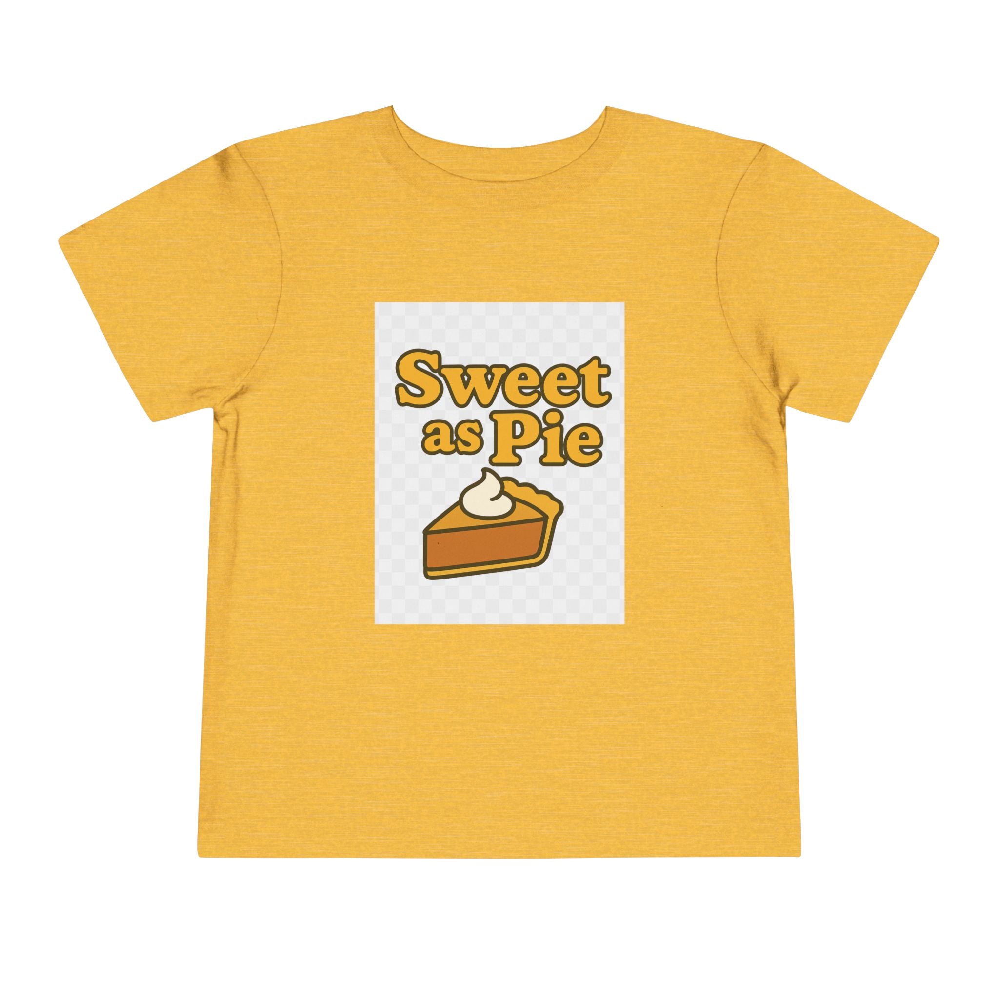 Sweet as Pie Toddler Tee - Cute Short Sleeve Shirt for Kids