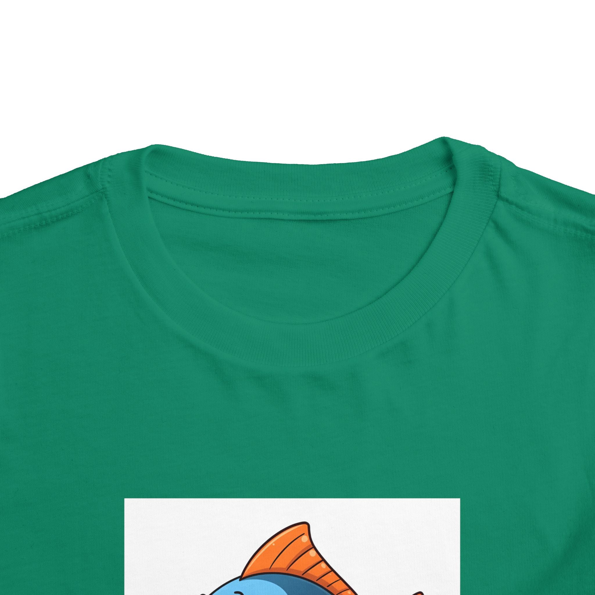 Here Fishy Fishy Fishy Toddler Short Sleeve Tee