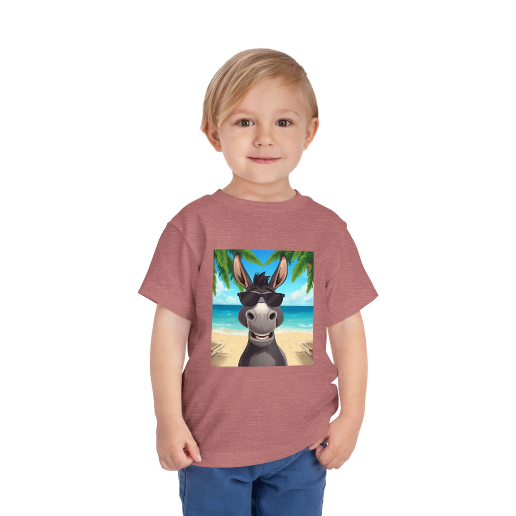 Donkey Beach Vibe Toddler Short Sleeve Tee