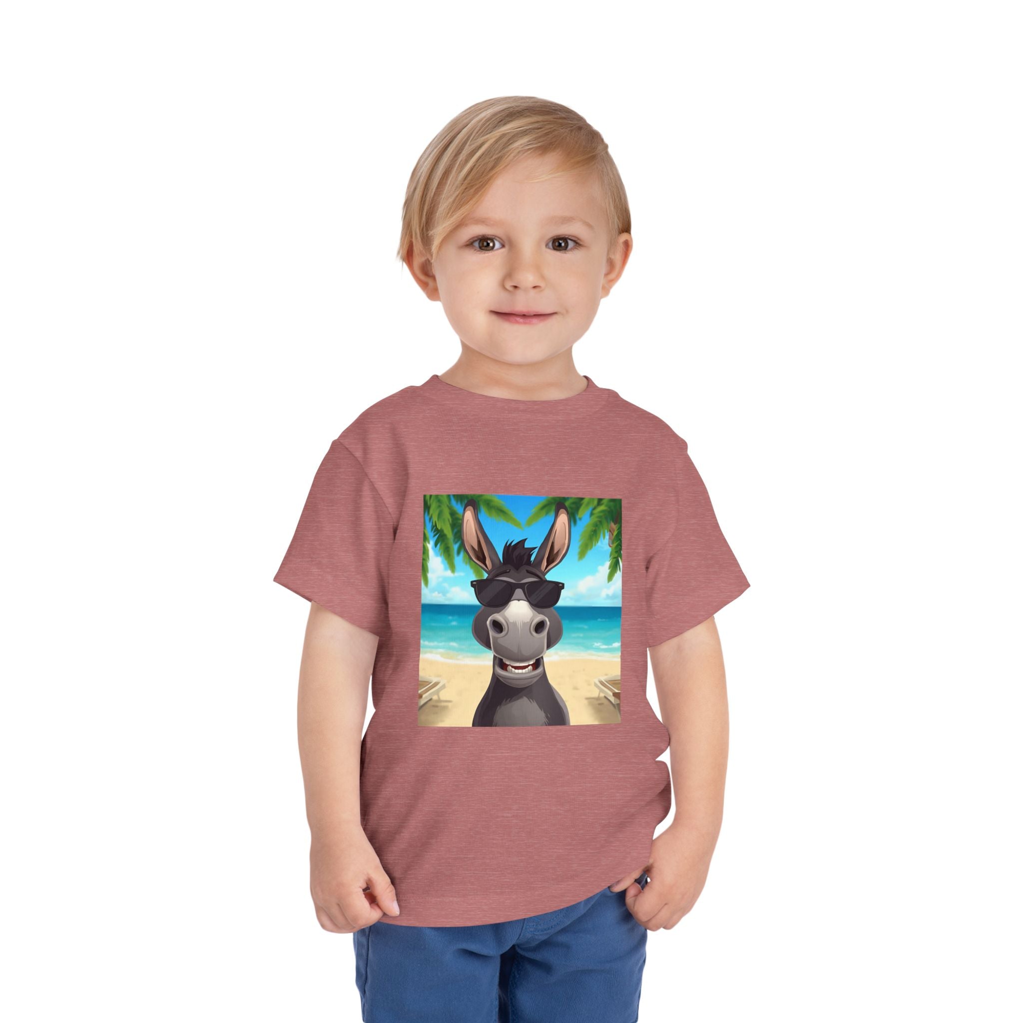 Donkey Beach Vibe Toddler Short Sleeve Tee