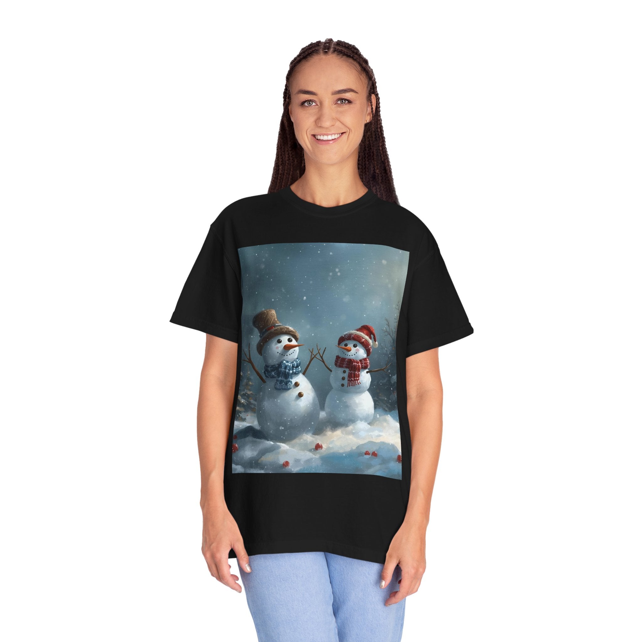 Christmas Winter Wonderland Snowman T-Shirt | Cozy Holiday Tee, Christmas Gift, Unisex Apparel, Seasonal Fashion, Winter Vibes