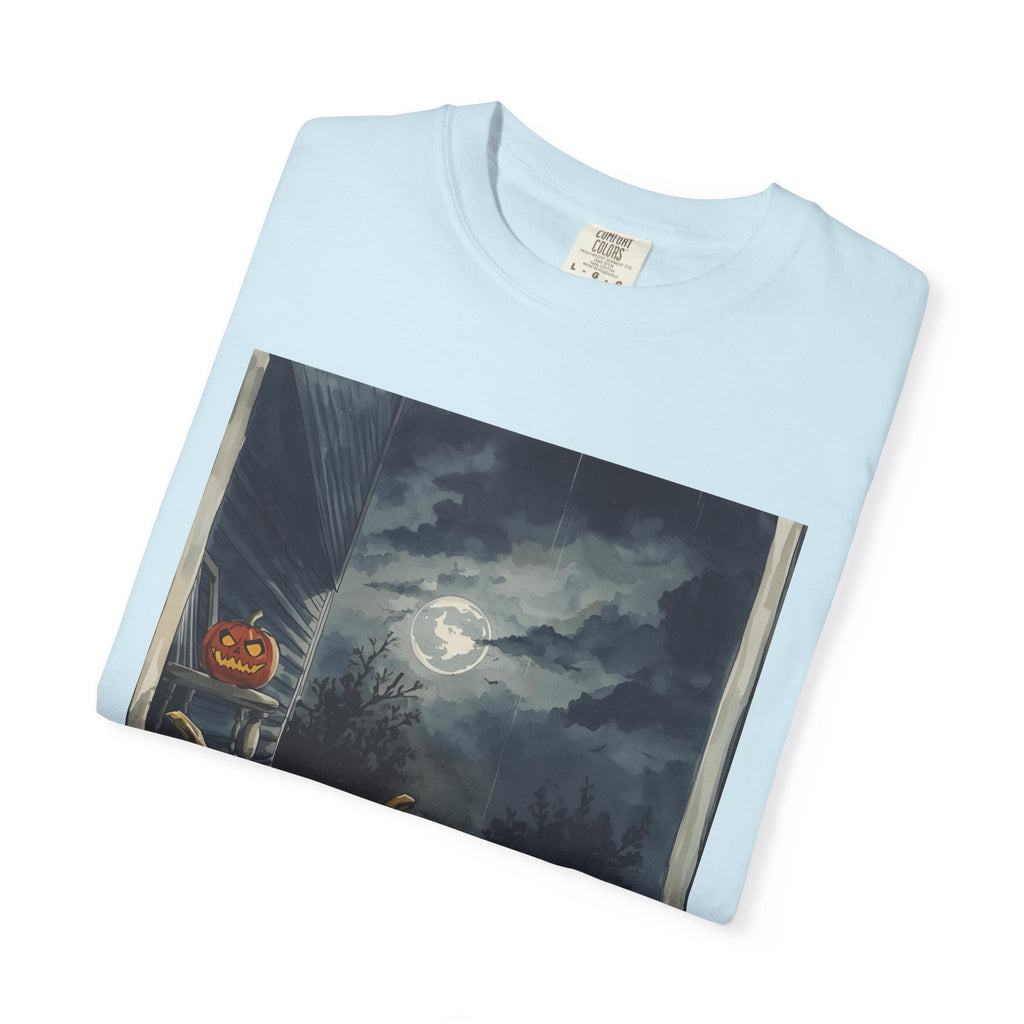 Halloween Pumpkin Spooky Unisex Garment-Dyed T-shirt