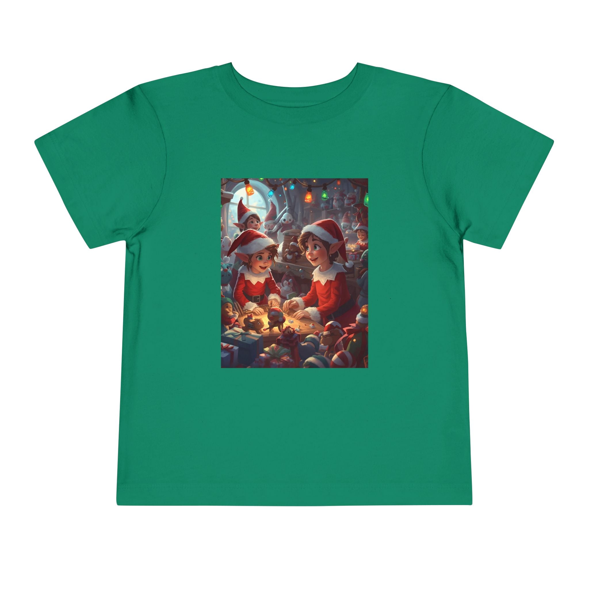 Christmas Toddler Tee, Cute Holiday Shirt, Elf Design, Kids Christmas Outfit, Fun Xmas Gift, Toddler Apparel