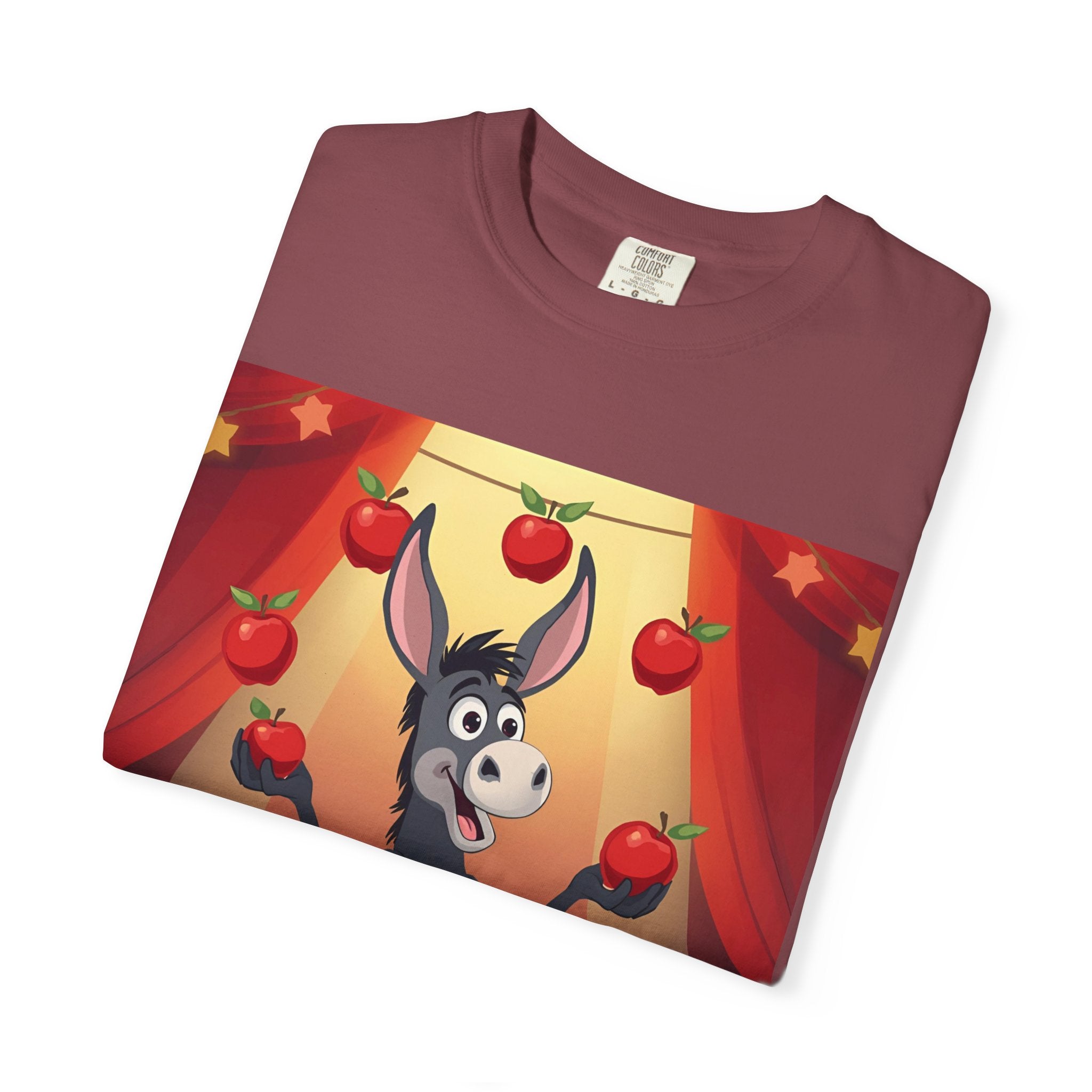 Donkey Cartoon T-Shirt for Fun Lovers, Perfect for Gifts, Casual Wear, Birthday Parties, Animal Theme, Unique Style