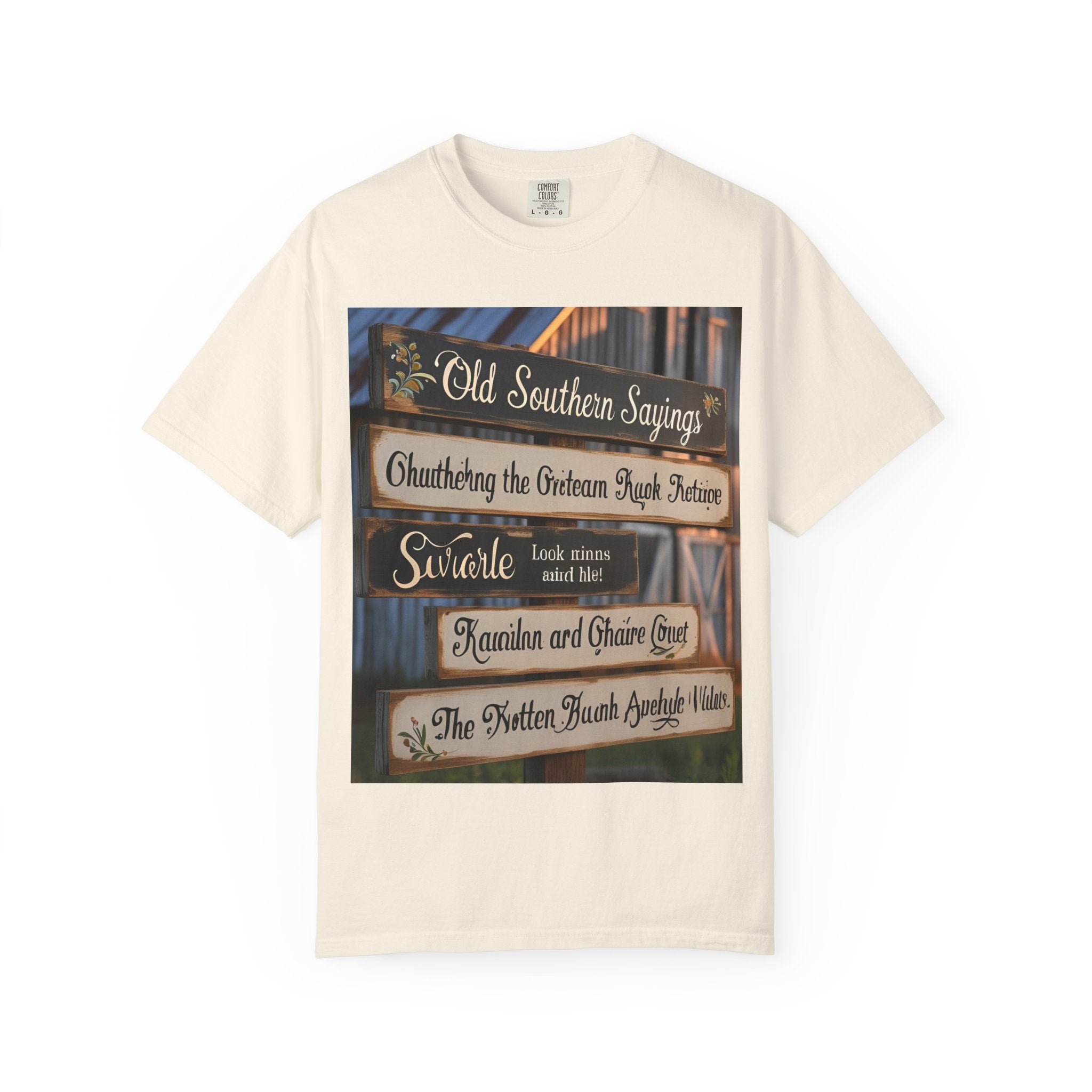 Old Southern Sayings Crossing T-Shirt, Gift for Southerners, Vintage Style Tee, Casual Comfort Wear, Perfect for Gatherings and Celebrations