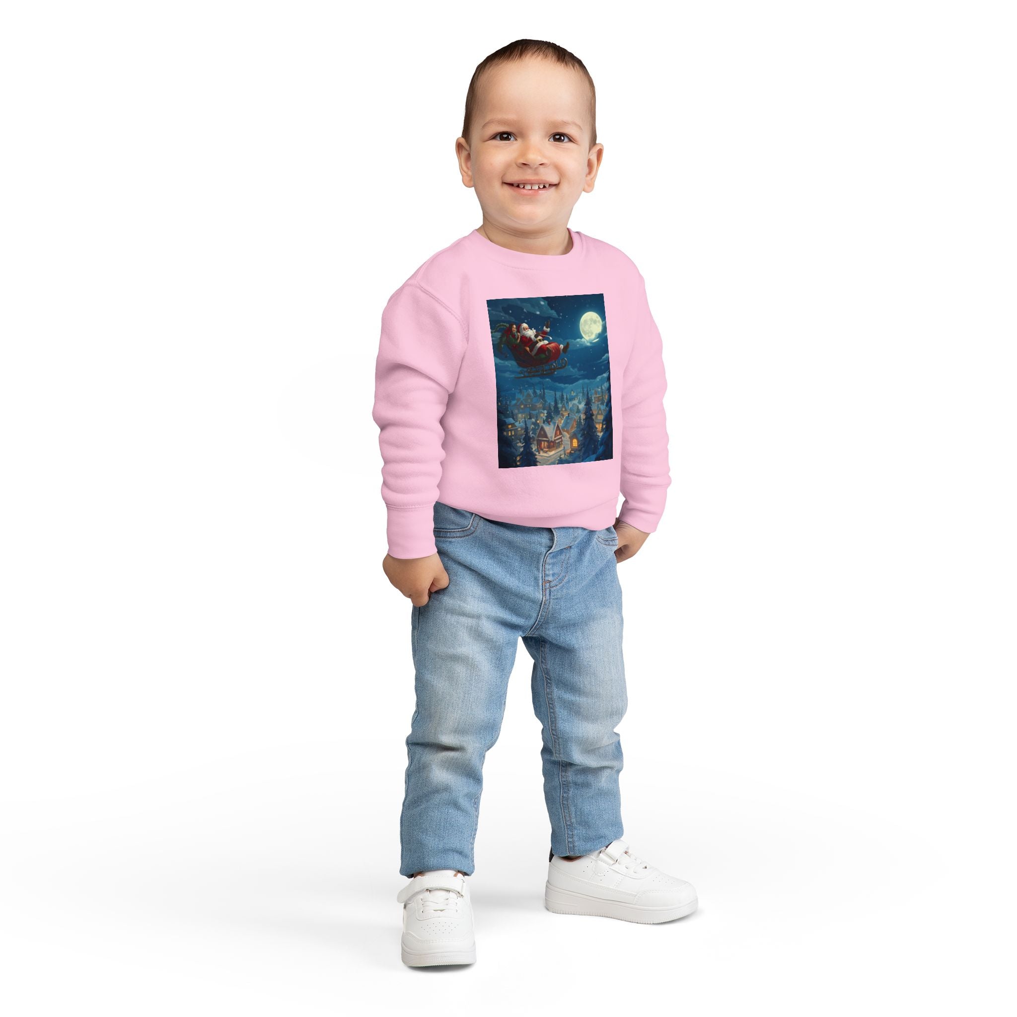 Santa Christmas Toddler Sweatshirt