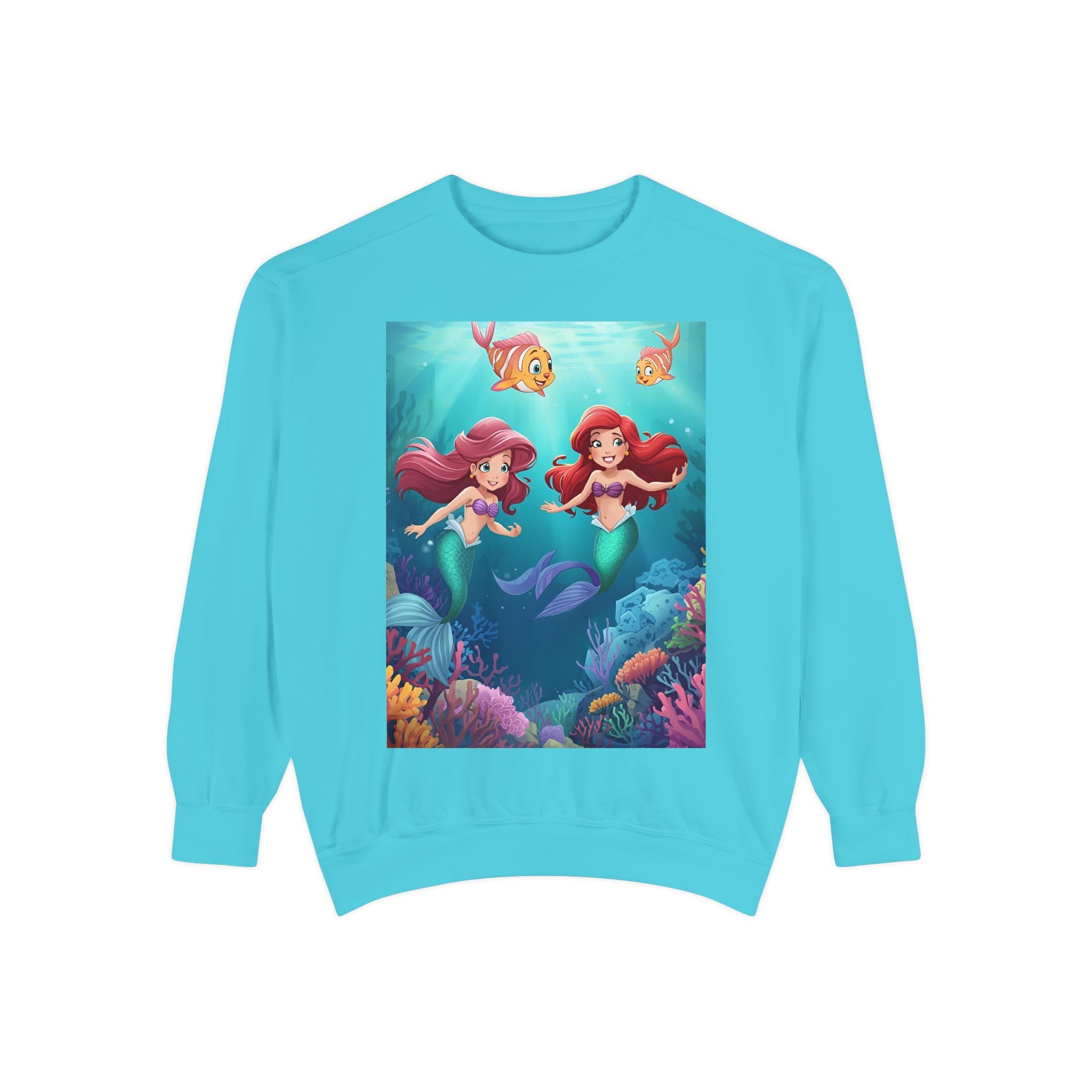 Mermaid Unisex Garment-Dyed Sweatshirt