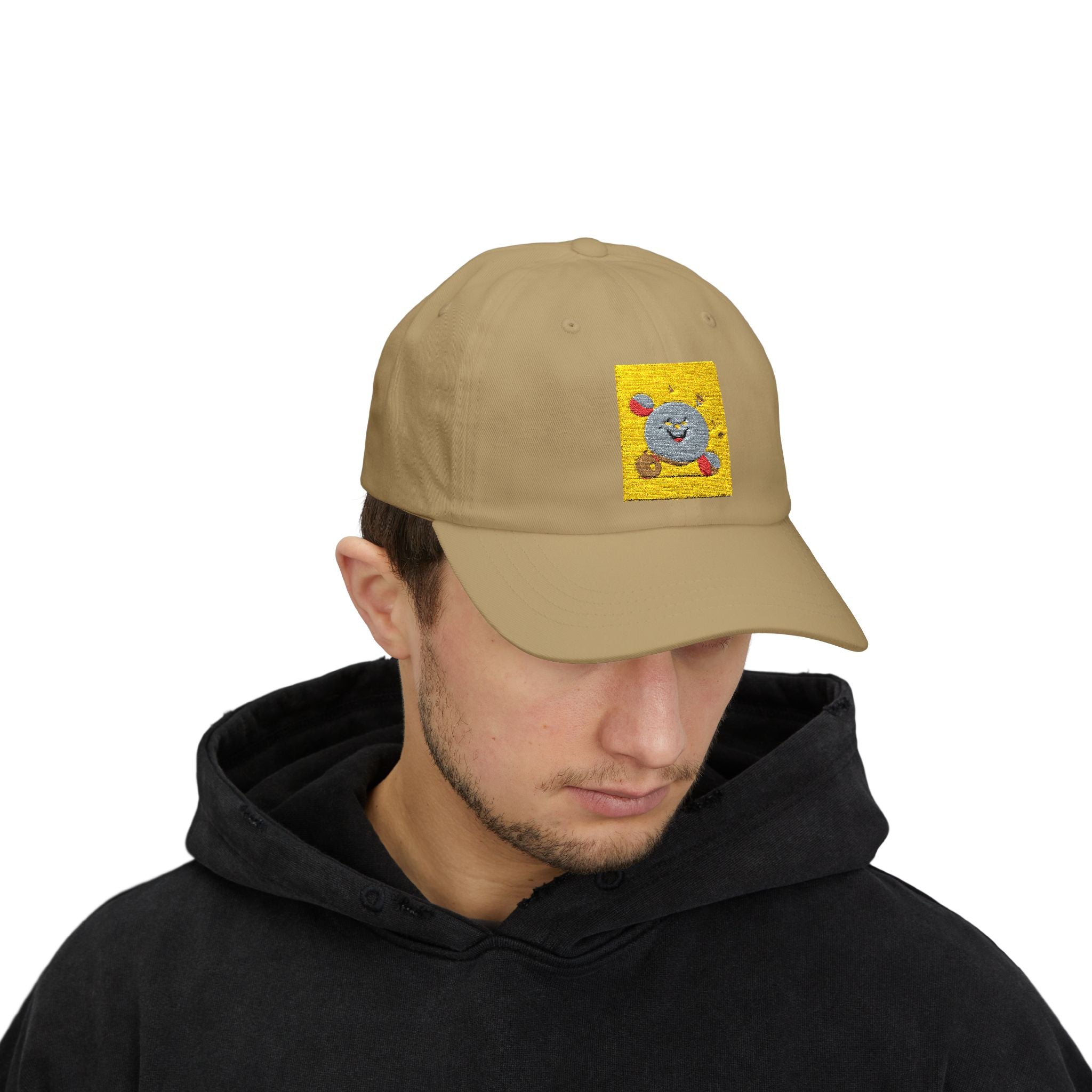 Whimsical Colorful Classic Dad Cap - Fun Vintage Embroidery, Ideal Gift for Father's Day, Casual Wear, Summer Outing, Unique Accessory