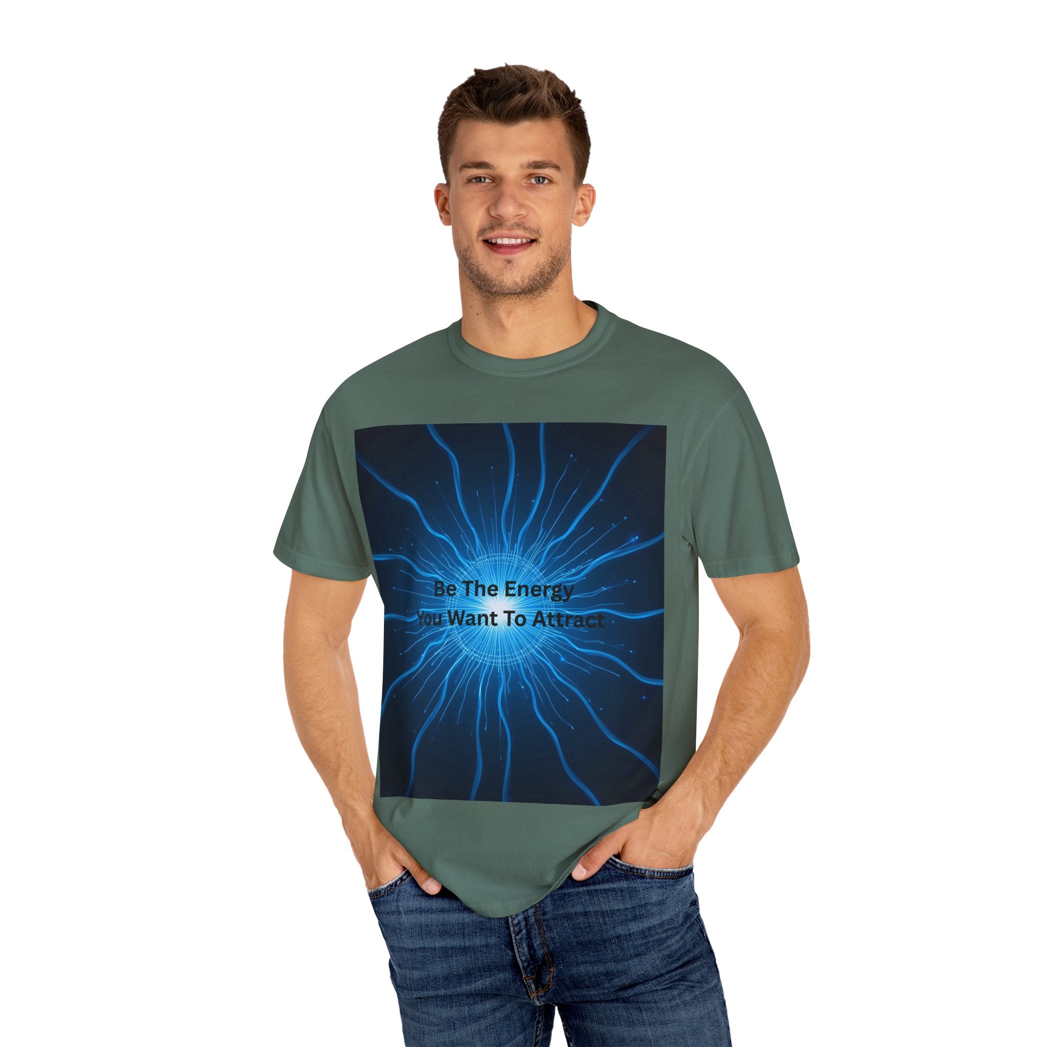 Be The Energy You Want To Attract Unisex Inspirational Energy T-Shirt, Motivational Tee, Mindfulness Shirt, Conscious Living Apparel, Gift for Positive Vibes