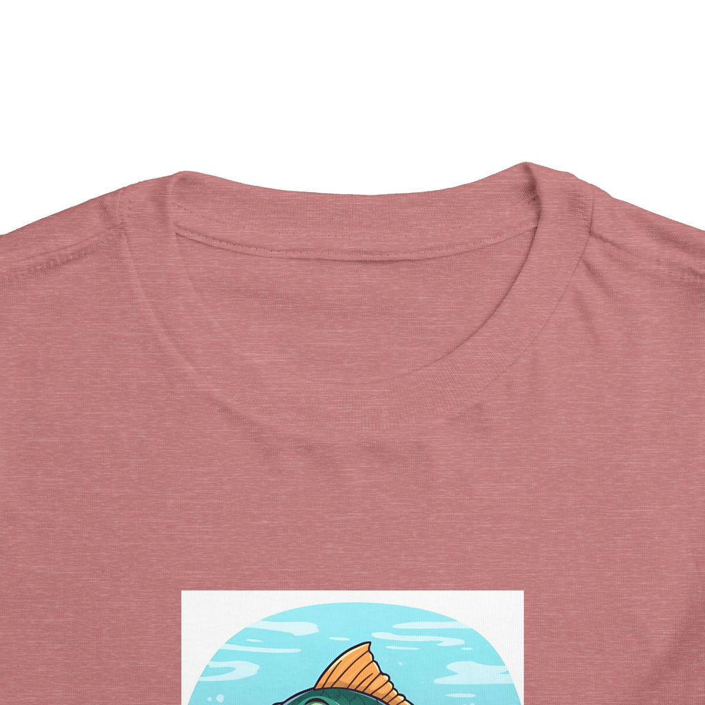 Here Fishy Fishy Fishy Toddler Short Sleeve Tee