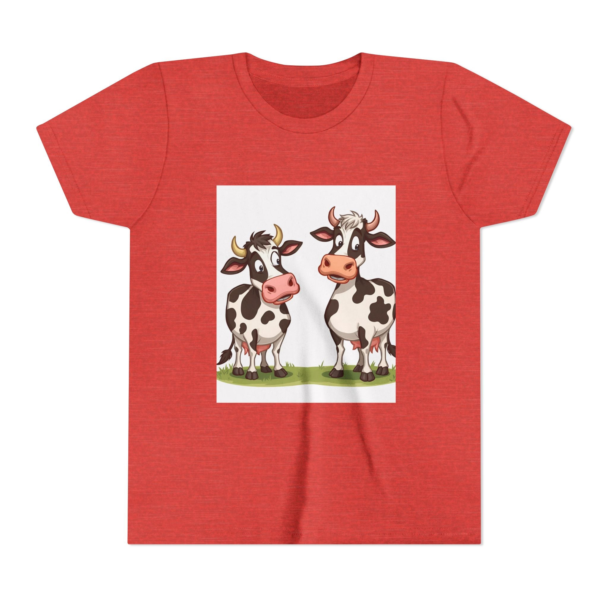 Cute Cows Youth Short Sleeve Tee