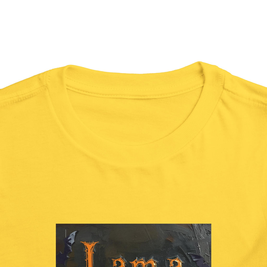 I Am A Halloween Baby Toddler Short Sleeve Tee