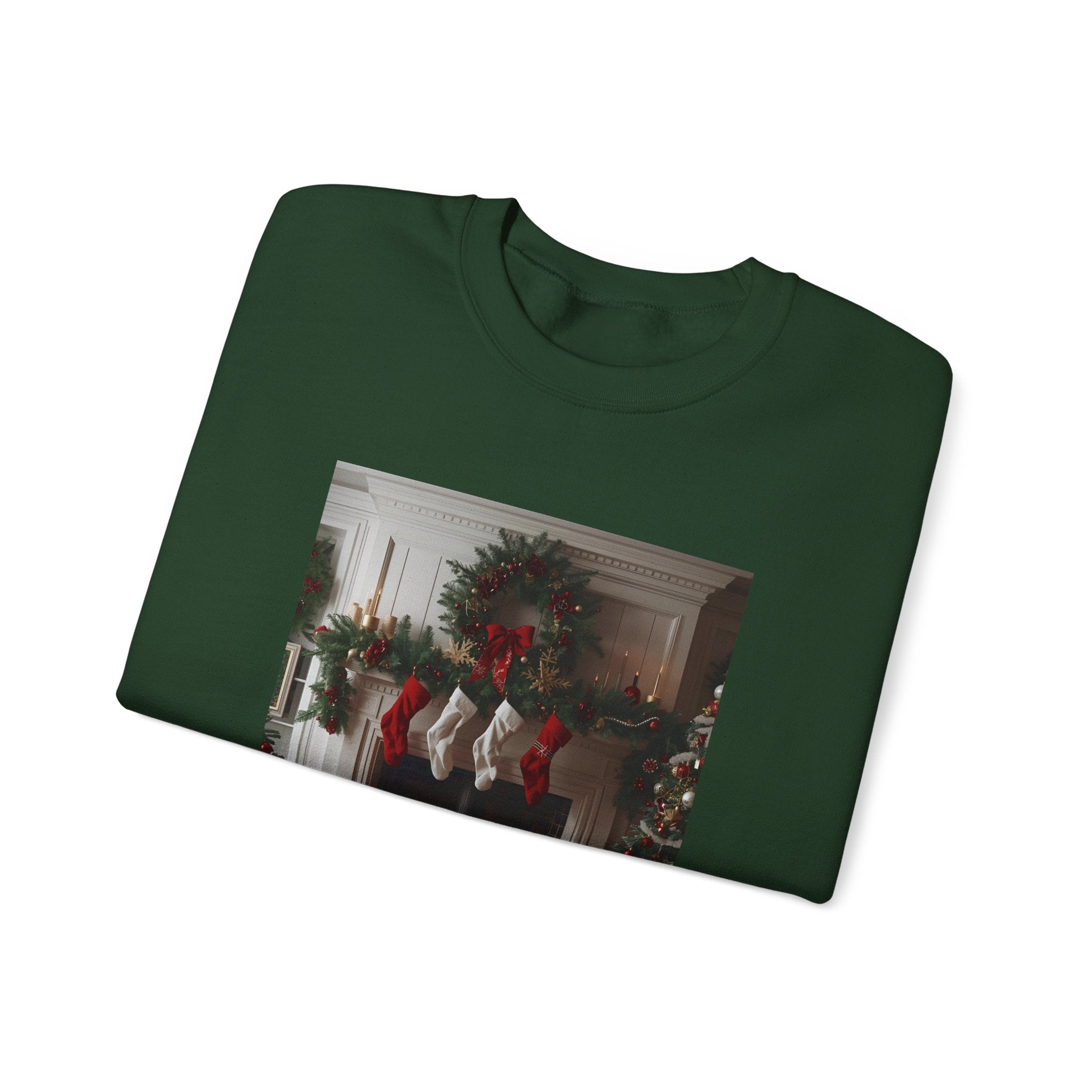 Cozy Christmas Sweatshirt, Holiday Comfort Wear, Unisex Pullover, Winter Fashion, Merry & Bright Gift, Festive Sweater