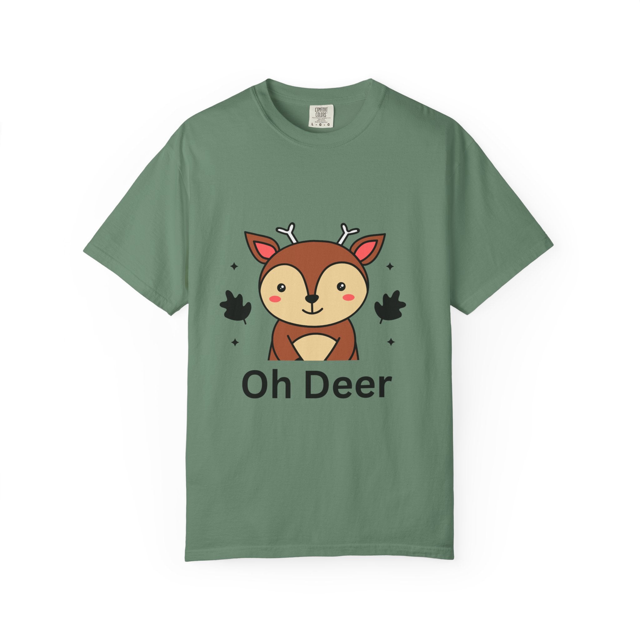 Cute 'Oh Deer' Unisex T-Shirt, Funny Animal Tee, Gift for Animal Lovers, Perfect for Birthdays and Holidays, Casual Wear