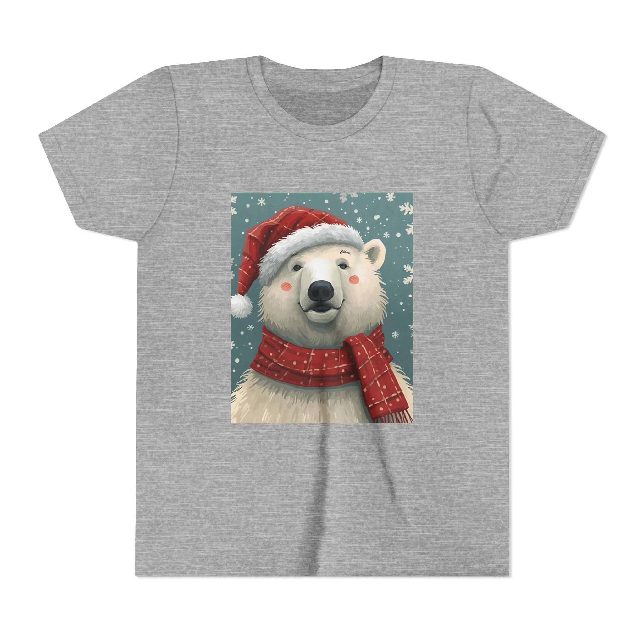 Christmas Bear Youth Short Sleeve Tee