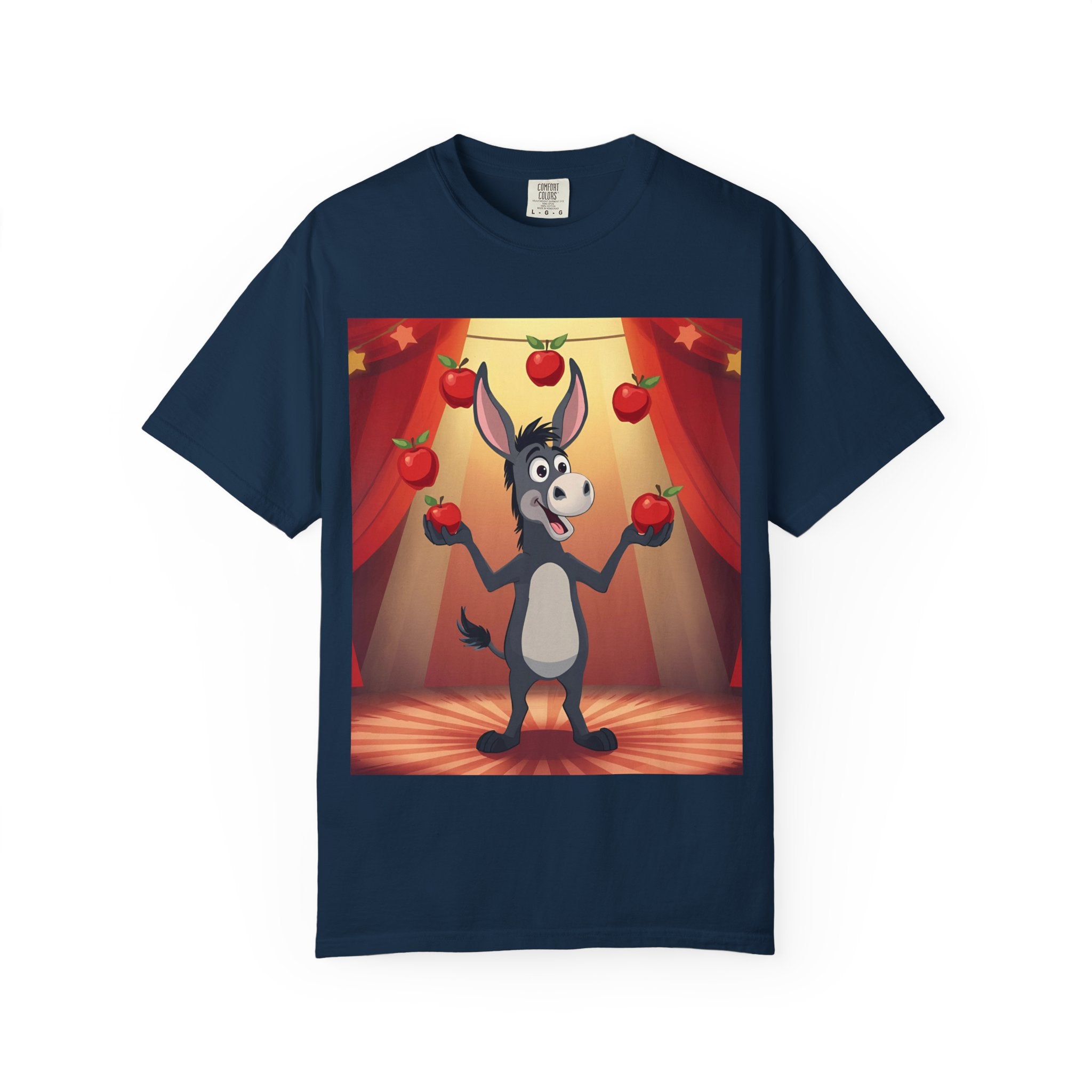 Donkey Cartoon T-Shirt for Fun Lovers, Perfect for Gifts, Casual Wear, Birthday Parties, Animal Theme, Unique Style