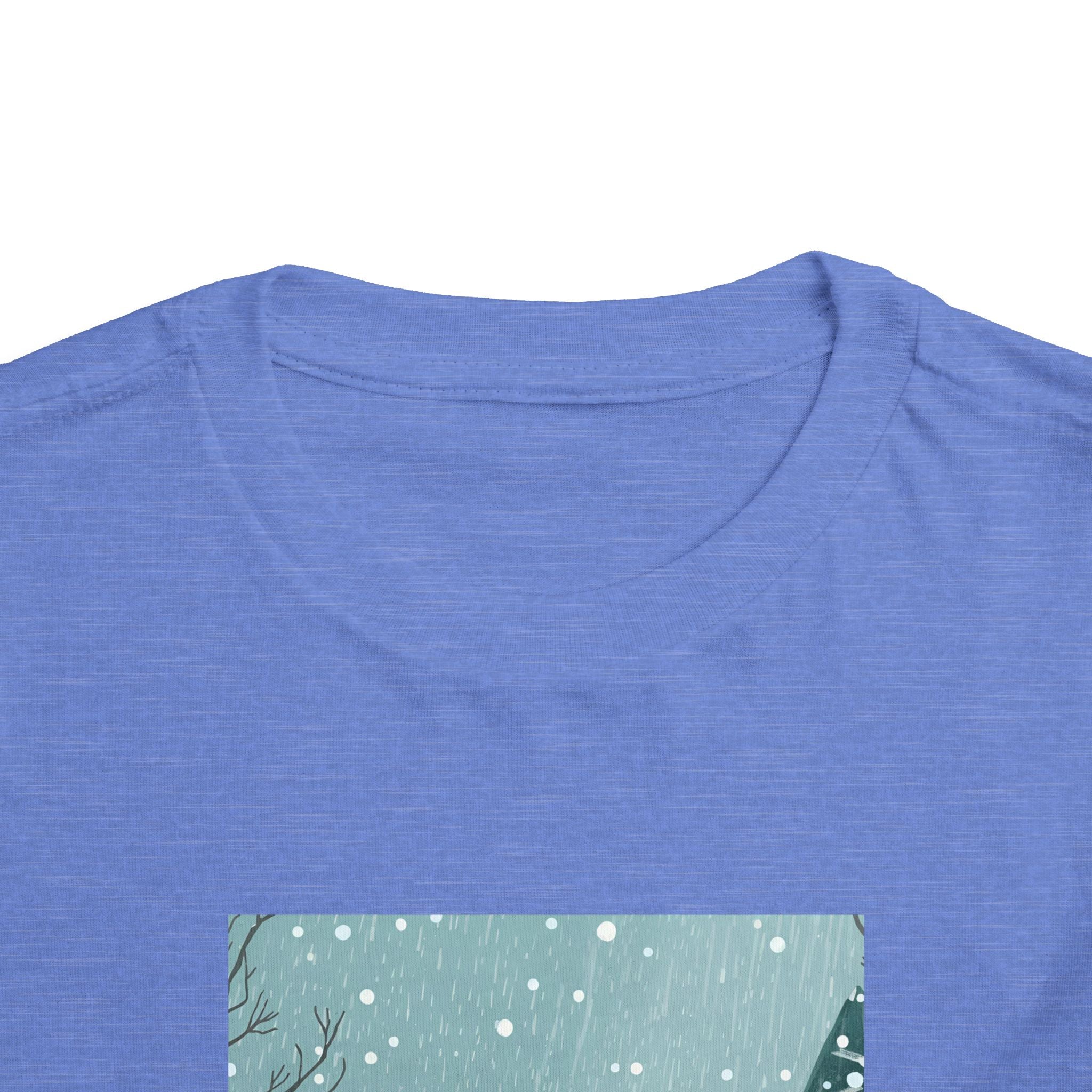 Festive Christmas Snowman Toddler Short Sleeve Tee