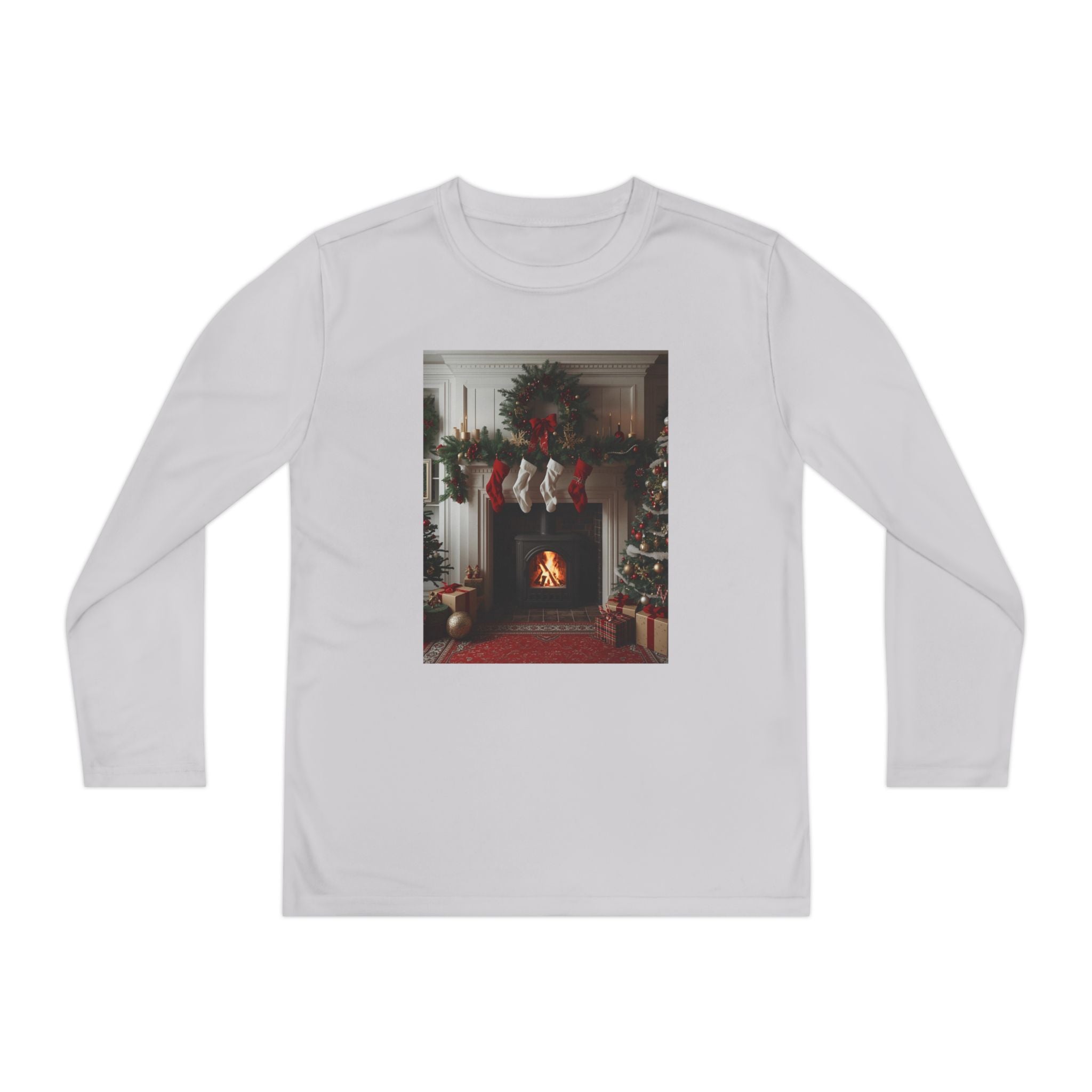 Cozy Christmas Youth Long Sleeve Competitor Tee