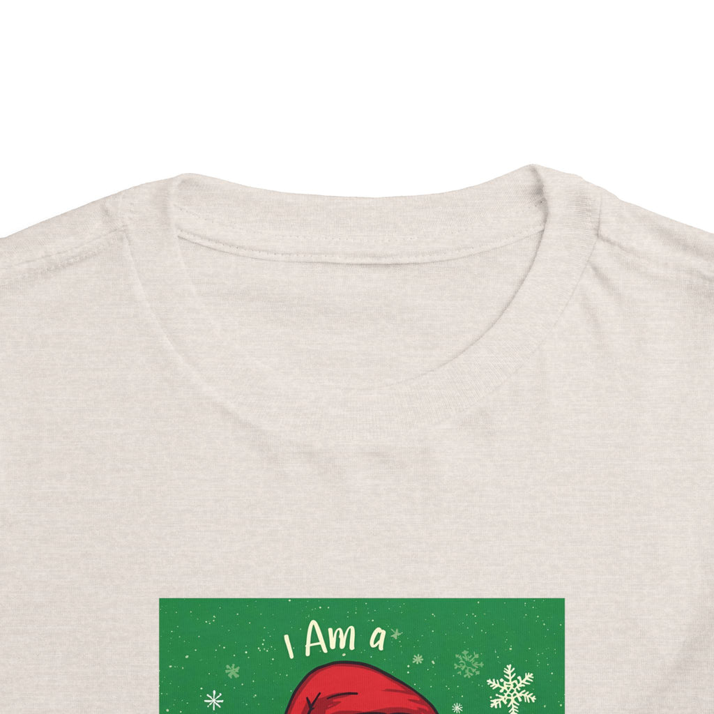 I Am A Christmas Baby Toddler Short Sleeve Tee