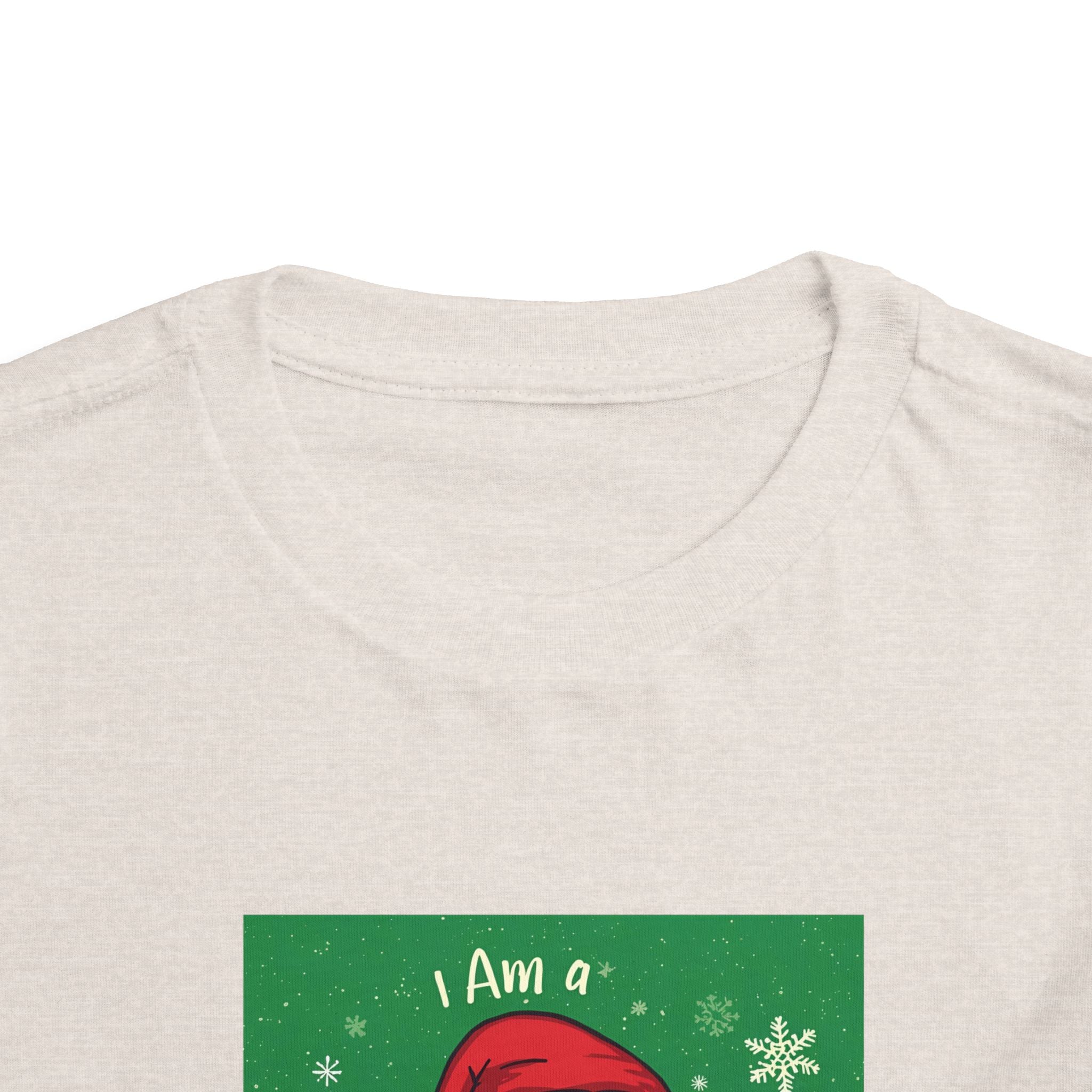 I Am A Christmas Baby Toddler Short Sleeve Tee