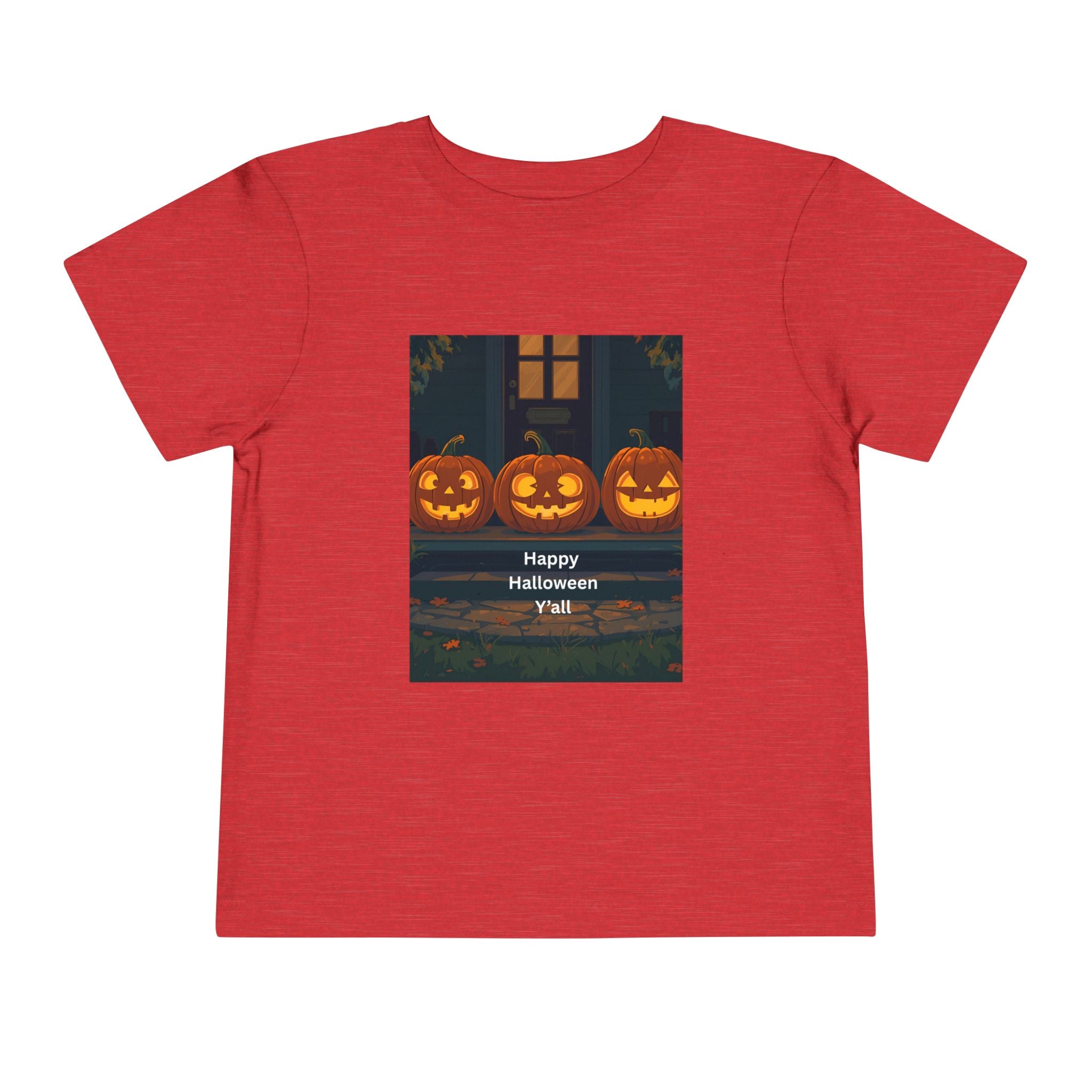 Spooky Pumpkin Toddler Short Sleeve Tee