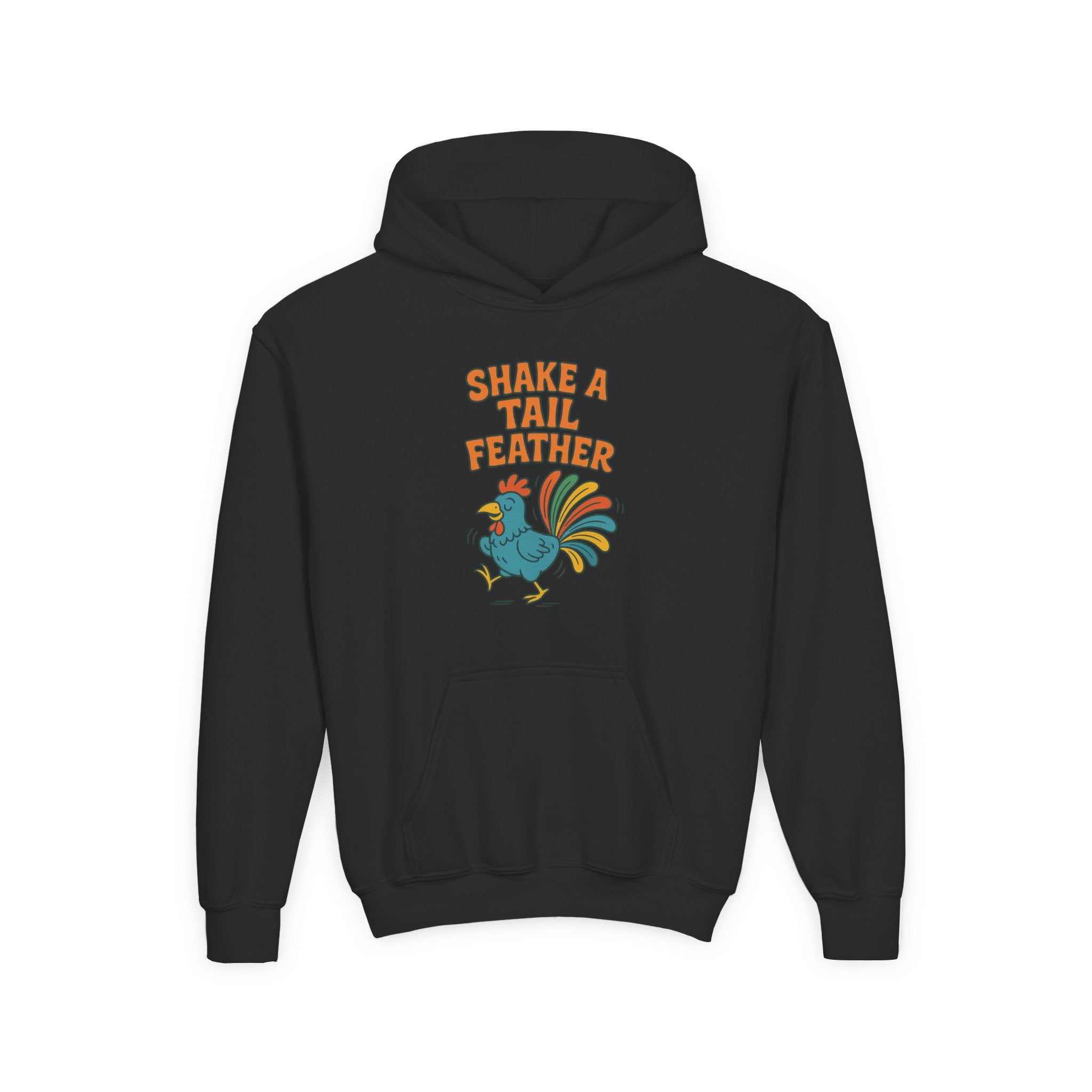 Shake A Tail Feather Youth Heavy Blend Hooded Sweatshirt