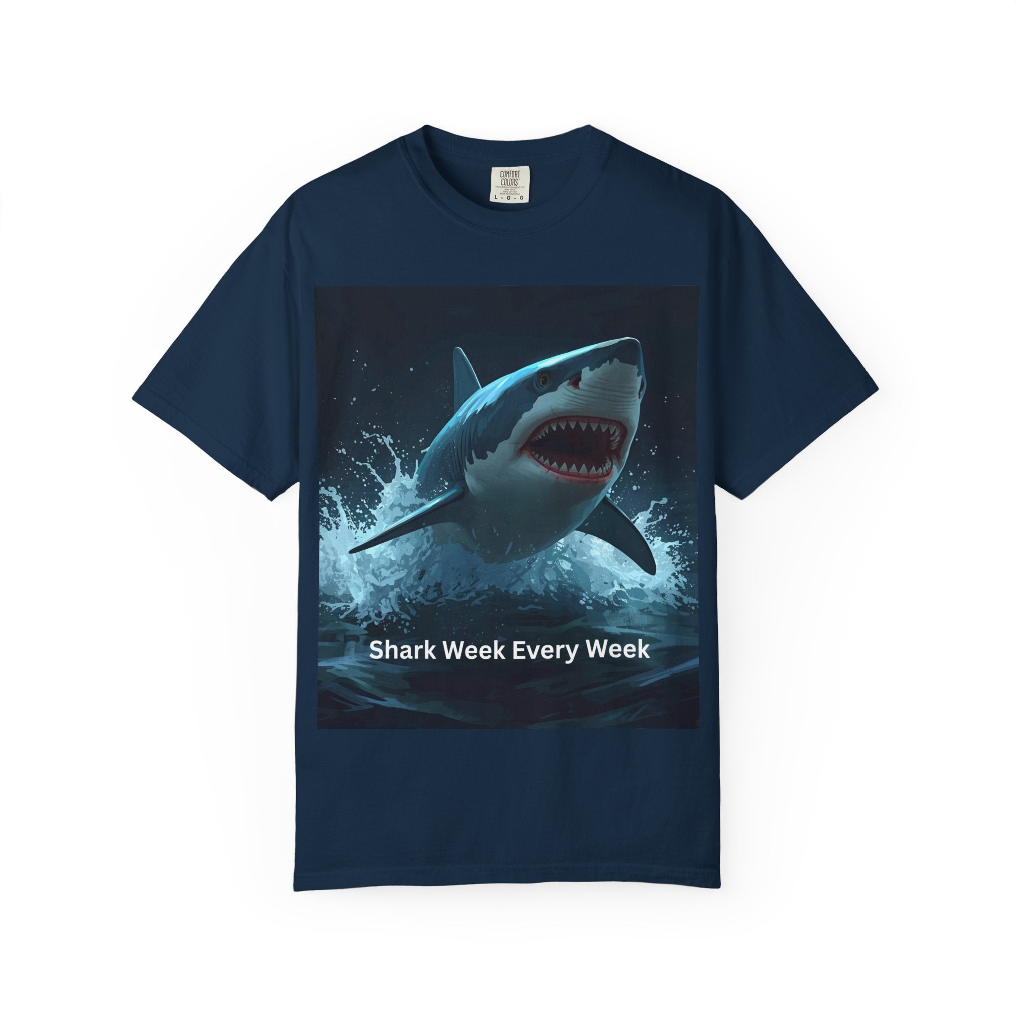 Shark Week Unisex T-Shirt | Fun Ocean Lover Tee, Summer Beachwear, Gift for Shark Fans, Party Outfit, Ocean Conservation Awareness