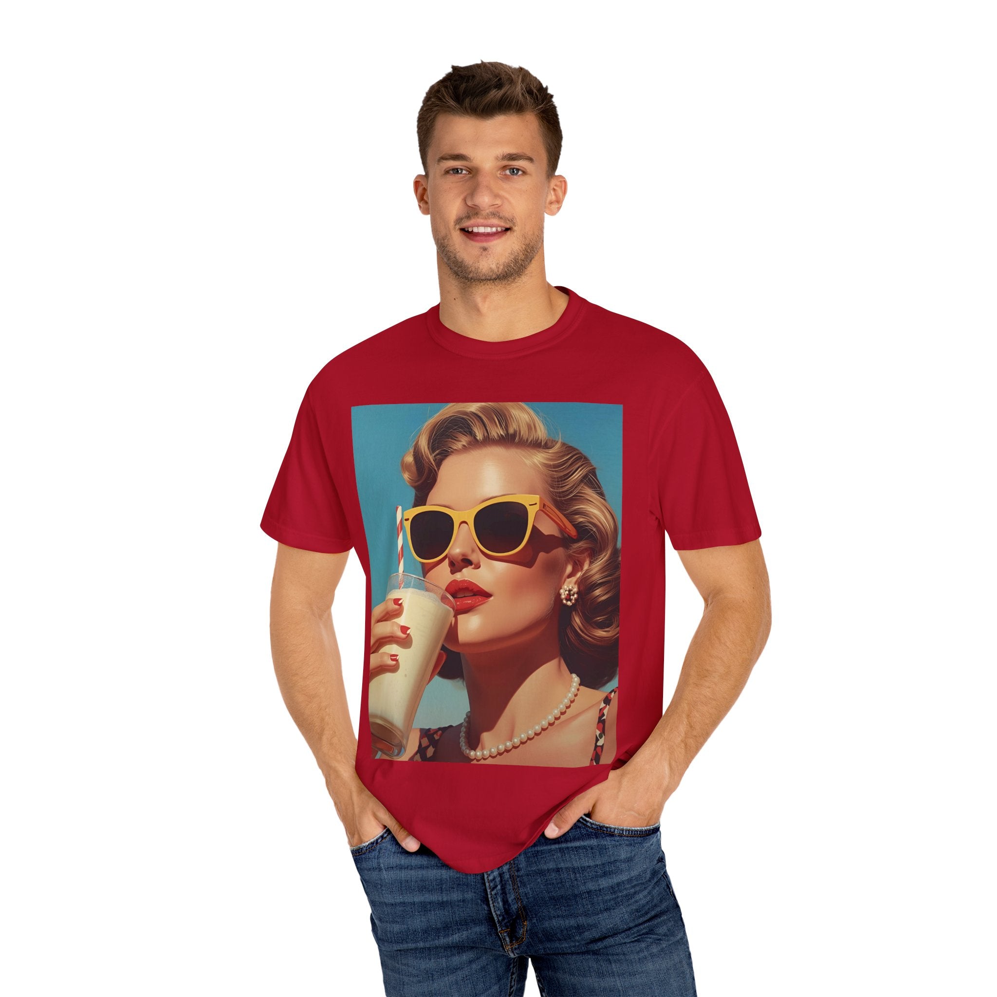 Retro Pop Art Summer Vibes T-Shirt - Vintage Style Tee, Casual Wear, Gift for Her, Fashion Tee, Beach Day Outfit