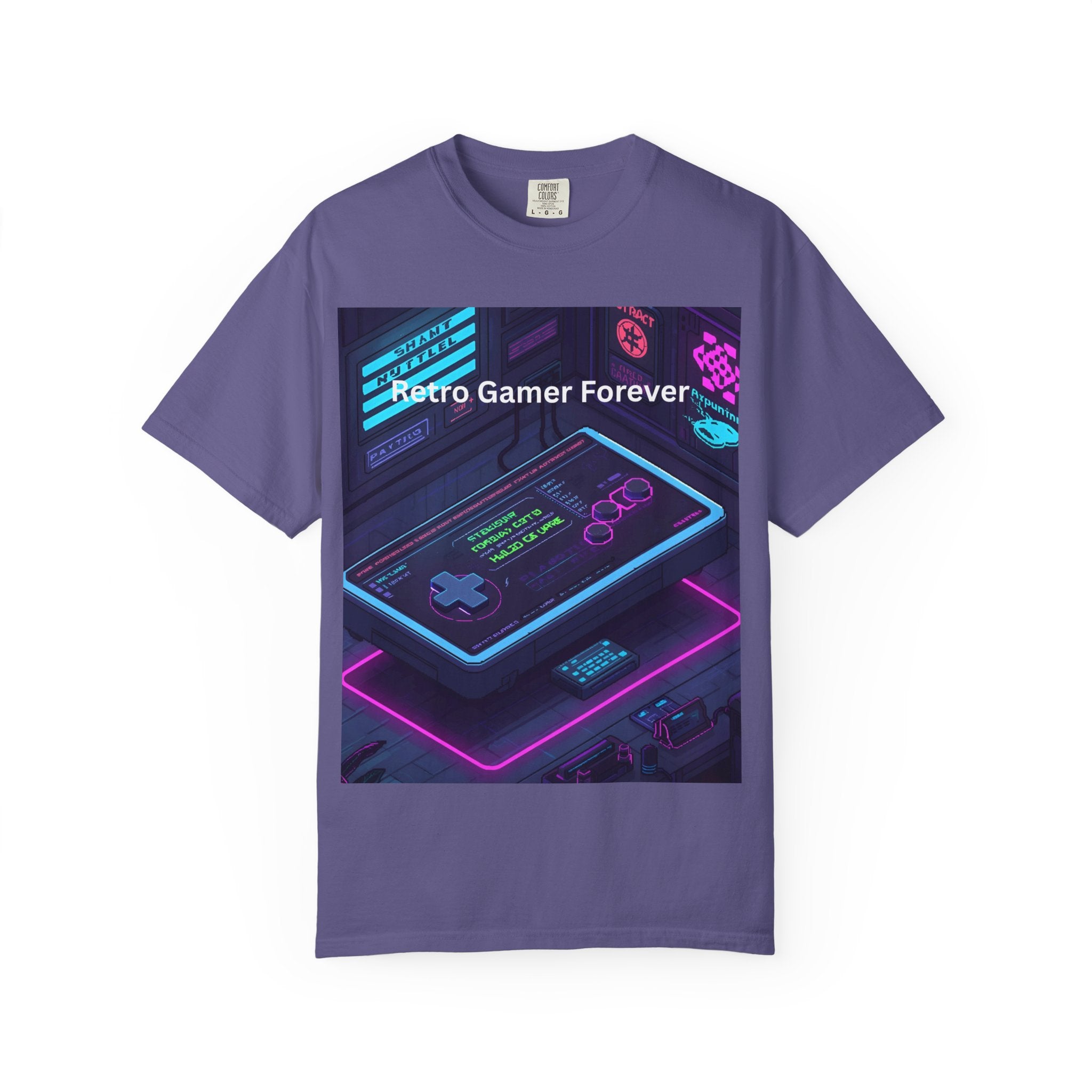 Retro Game Controller Unisex Garment-Dyed T-shirt
