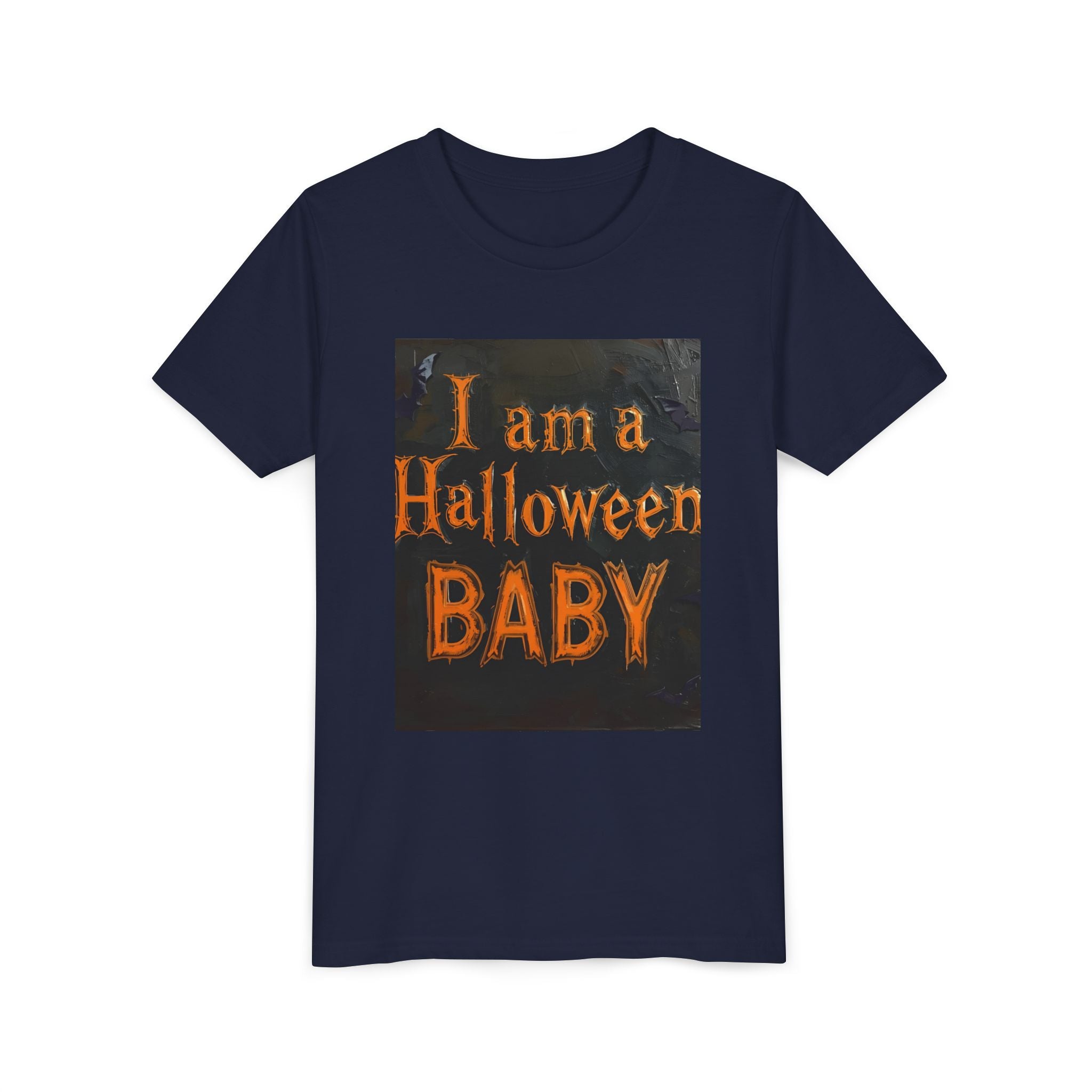 I Am A Halloween Baby Youth Short Sleeve Tee